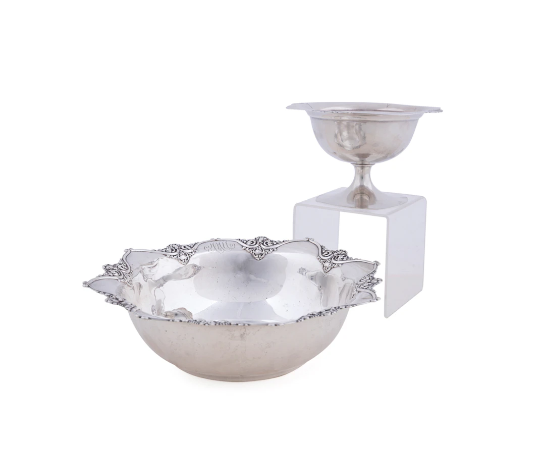 Two Pieces of American Sterling Silver Holloware