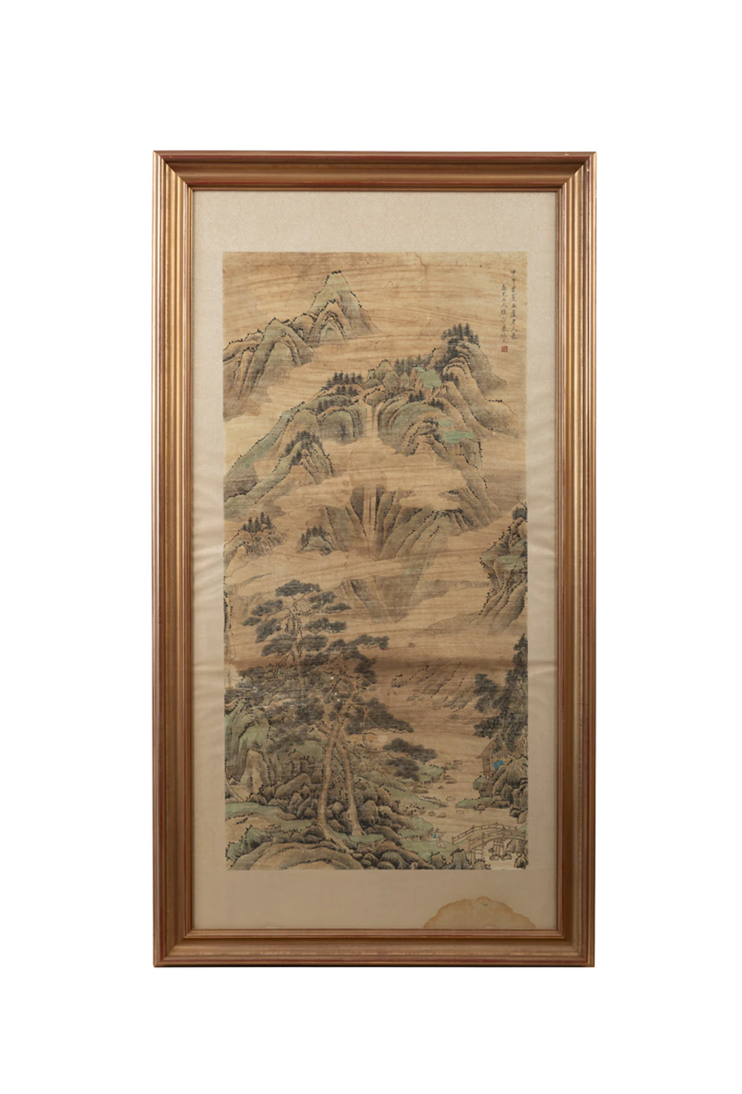 Qin Bingwen, Landscape after Wang Shimin, ca 1834