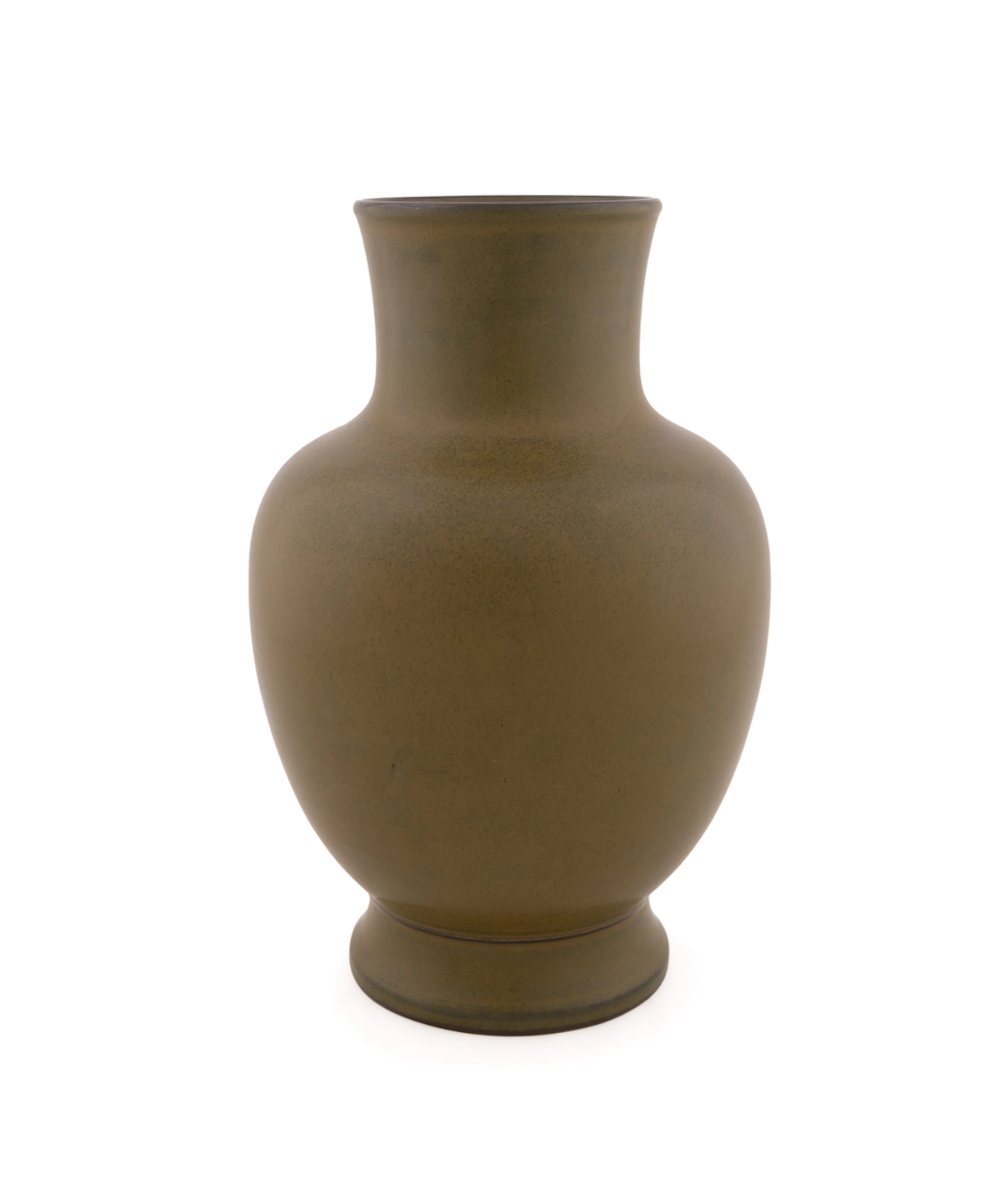 Chinese Qing Dynasty Yongzheng Tea Dust Glaze Vase