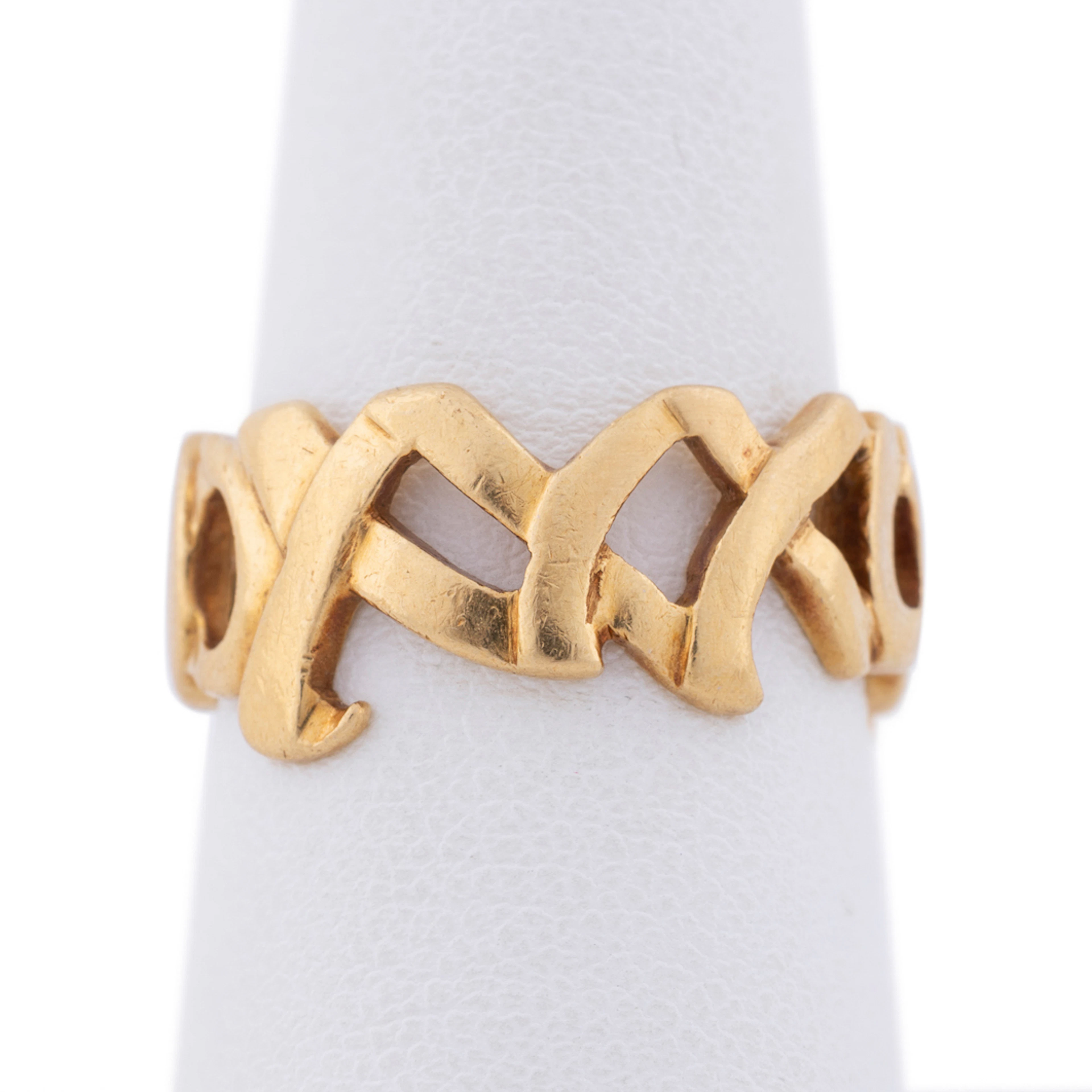 Picasso for Tiffany, 18K YG 'Love & Kisses' Ring