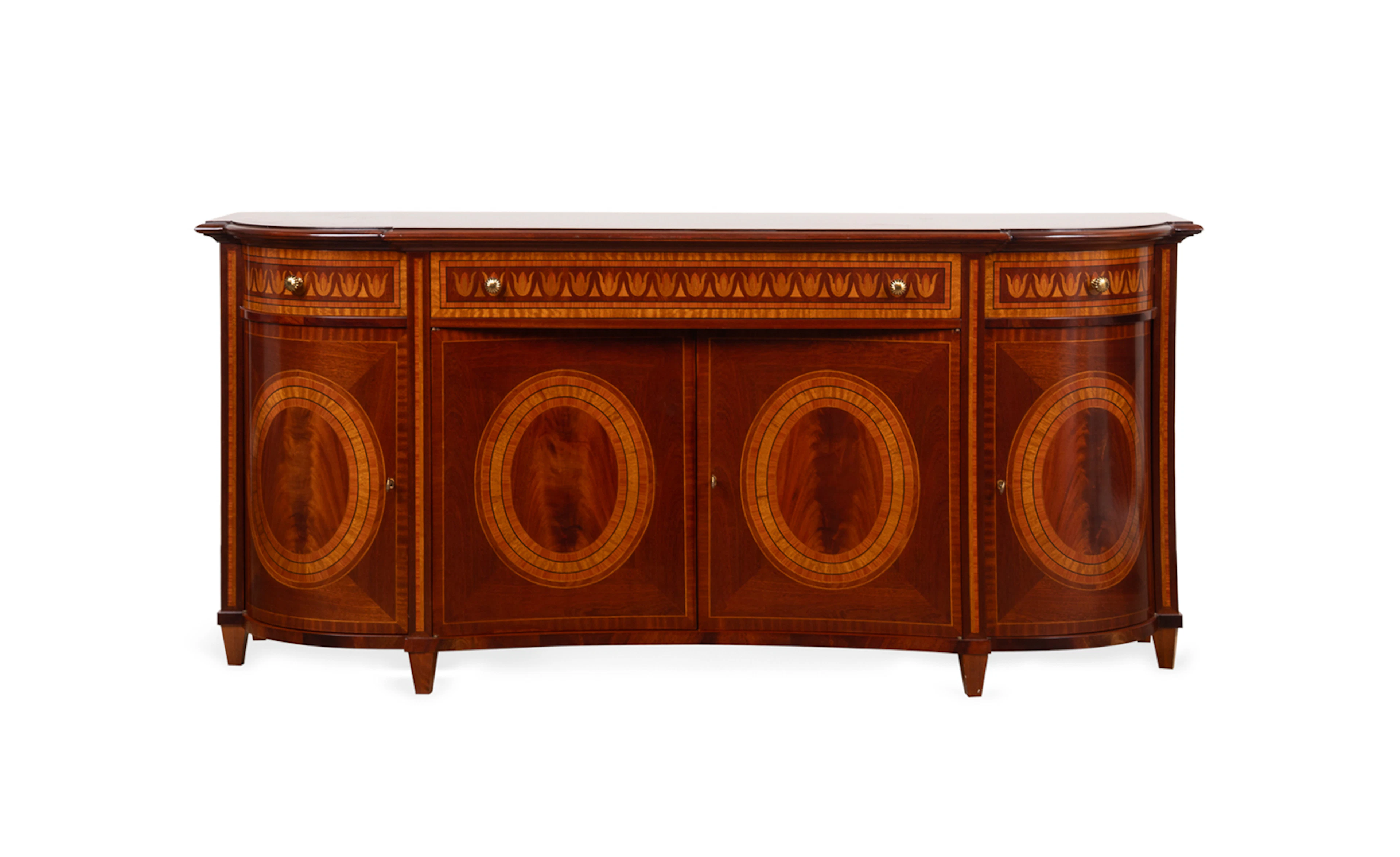 Neoclassical Style Inlaid Buffet Server
