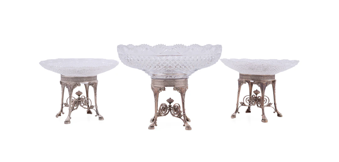Tiffany & Co. 3PC Sterling Table Garniture Set