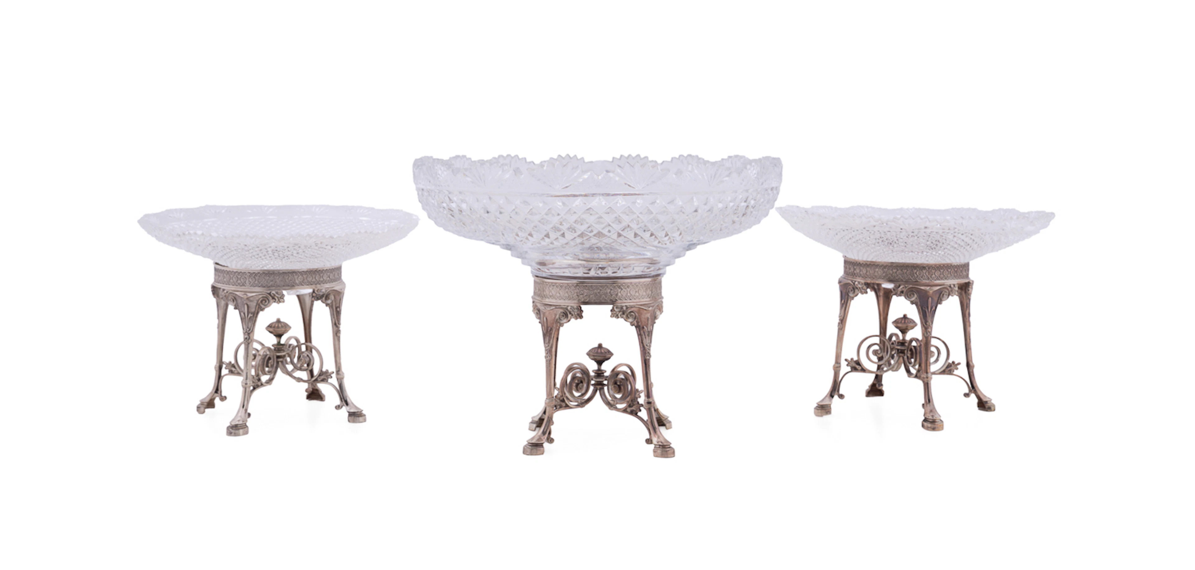 Tiffany & Co. 3PC Sterling Table Garniture Set