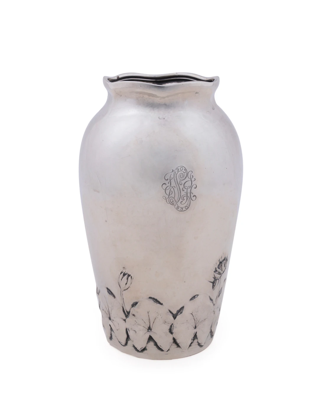 American Japonesque Sterling Silver Vase