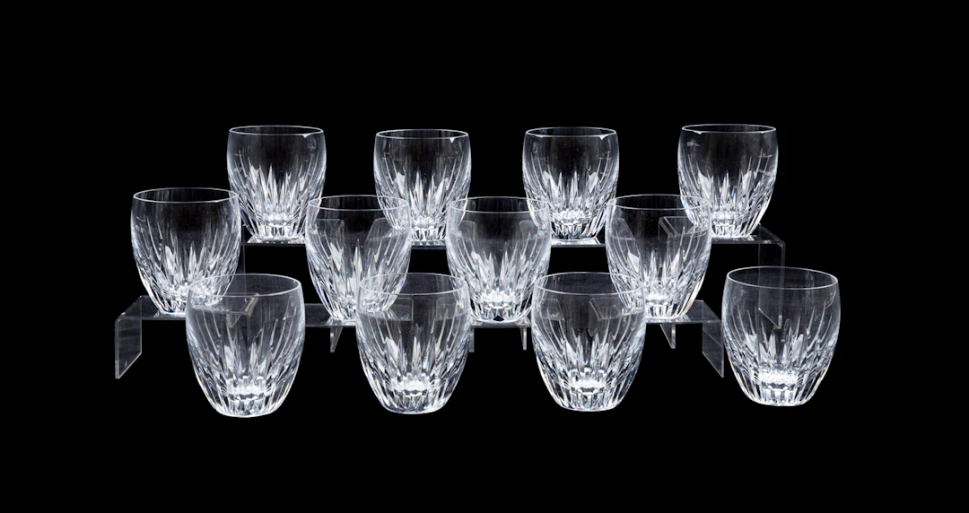 Baccarat, 12 "Massena" Crystal 13 oz Tumblers