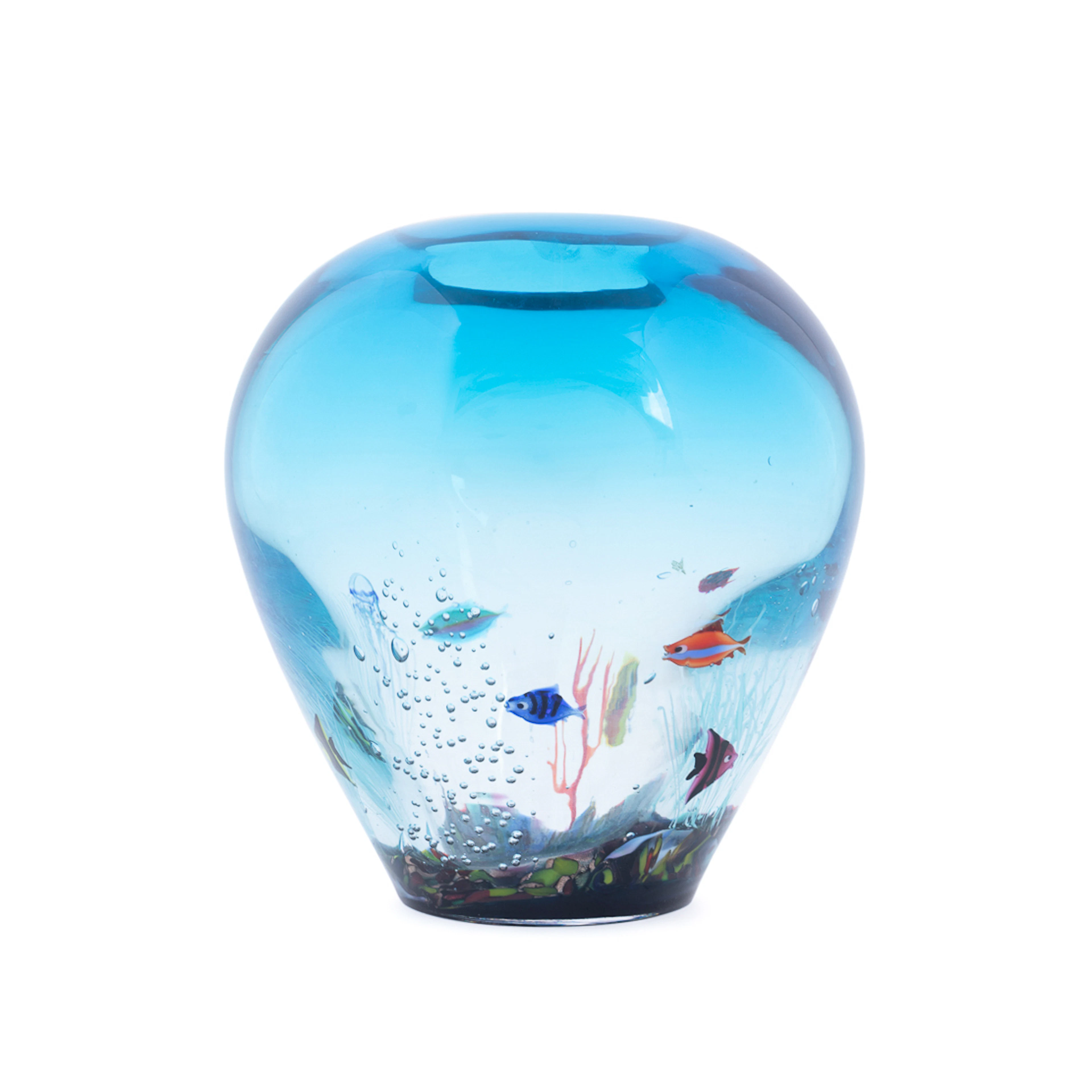 R. Camazzo for Oggetti, Marine Life Glass Vase