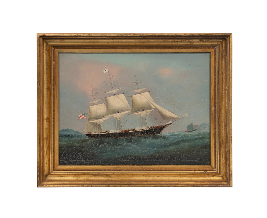 Anglo-Chinese School, Seascape, ca. 1850, O/C