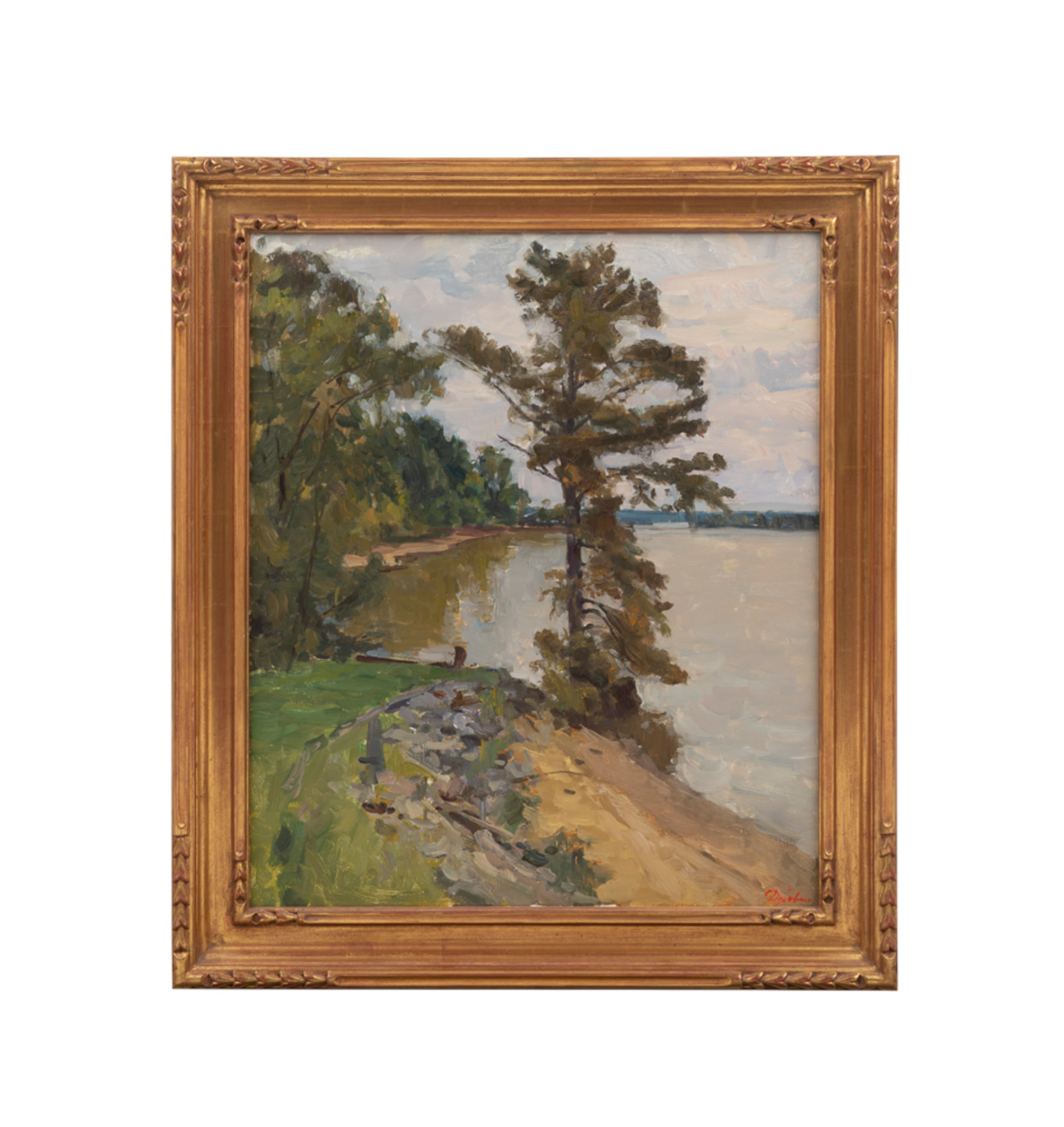 Nikolai Dubovik, "River Bank", 2006, O/C