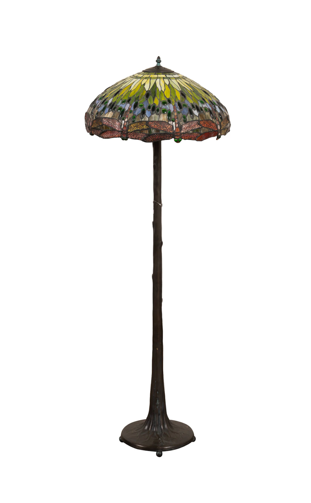 Tiffany Studios (after) Dragonfly Floor Lamp
