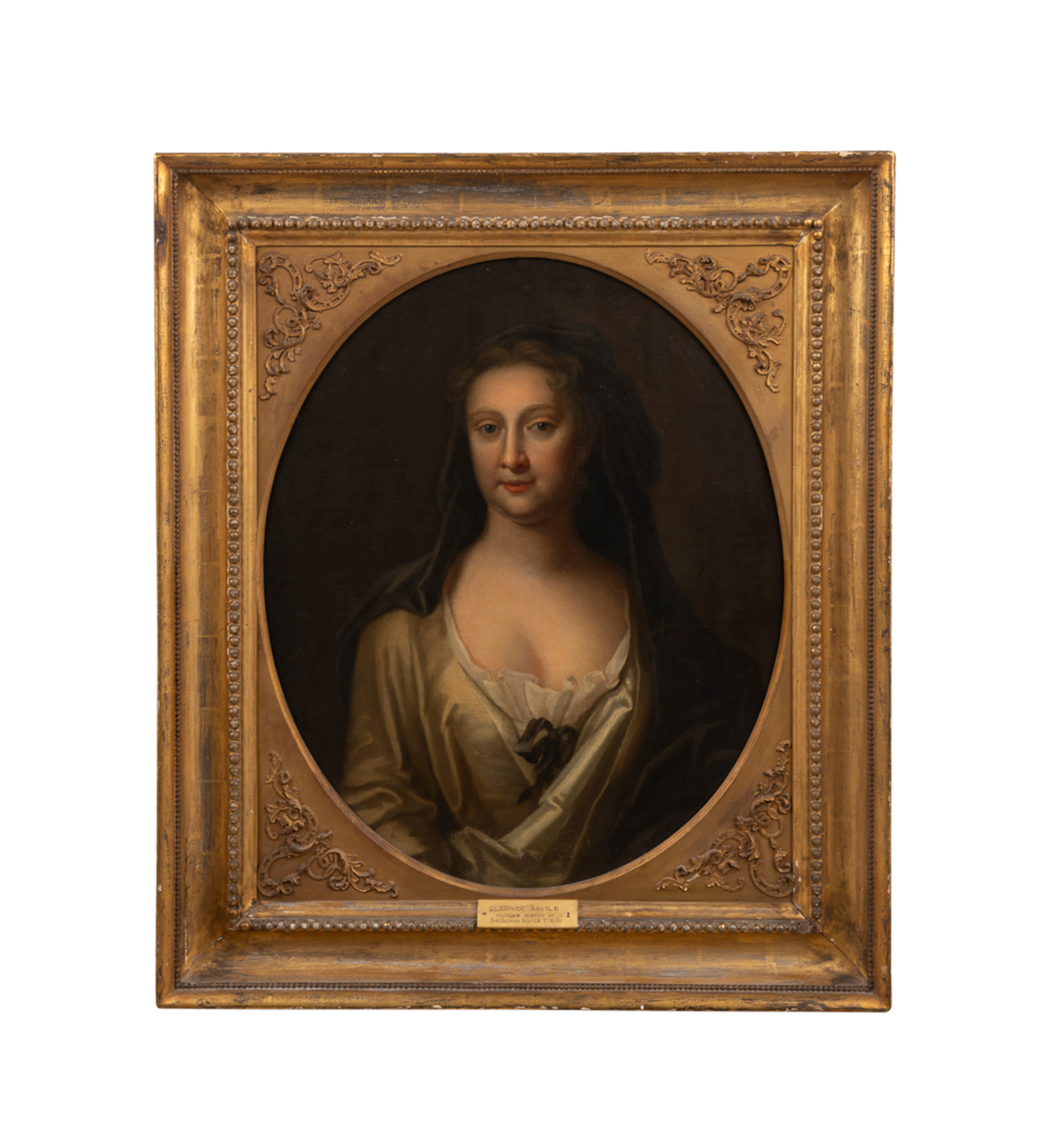 English Sch., "Portrait of Mrs. Savile", 18th C.