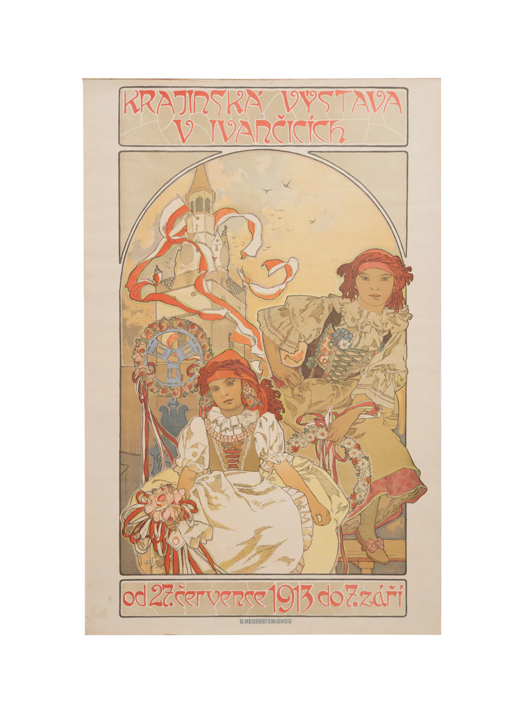 Alphonse Mucha, Ivancice Exhibition Poster, 1912