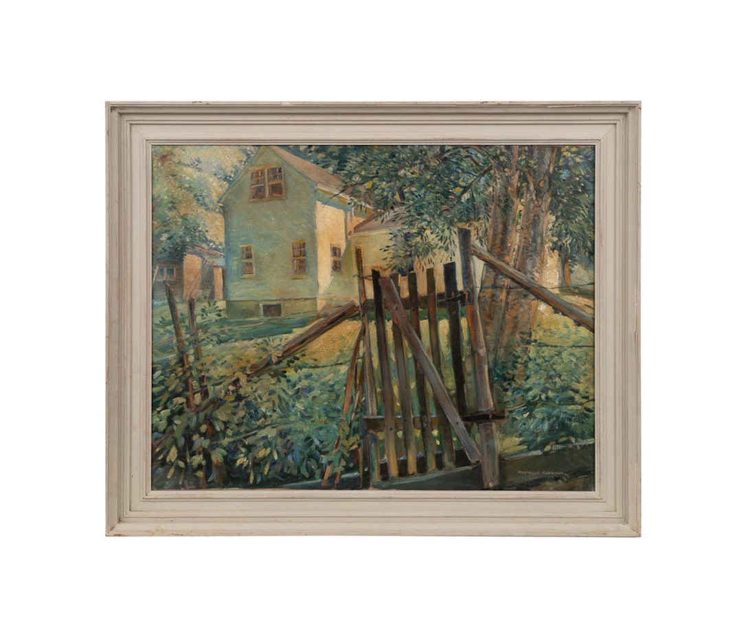 F.M. Charman, Landscape with House, 20th C., O/C