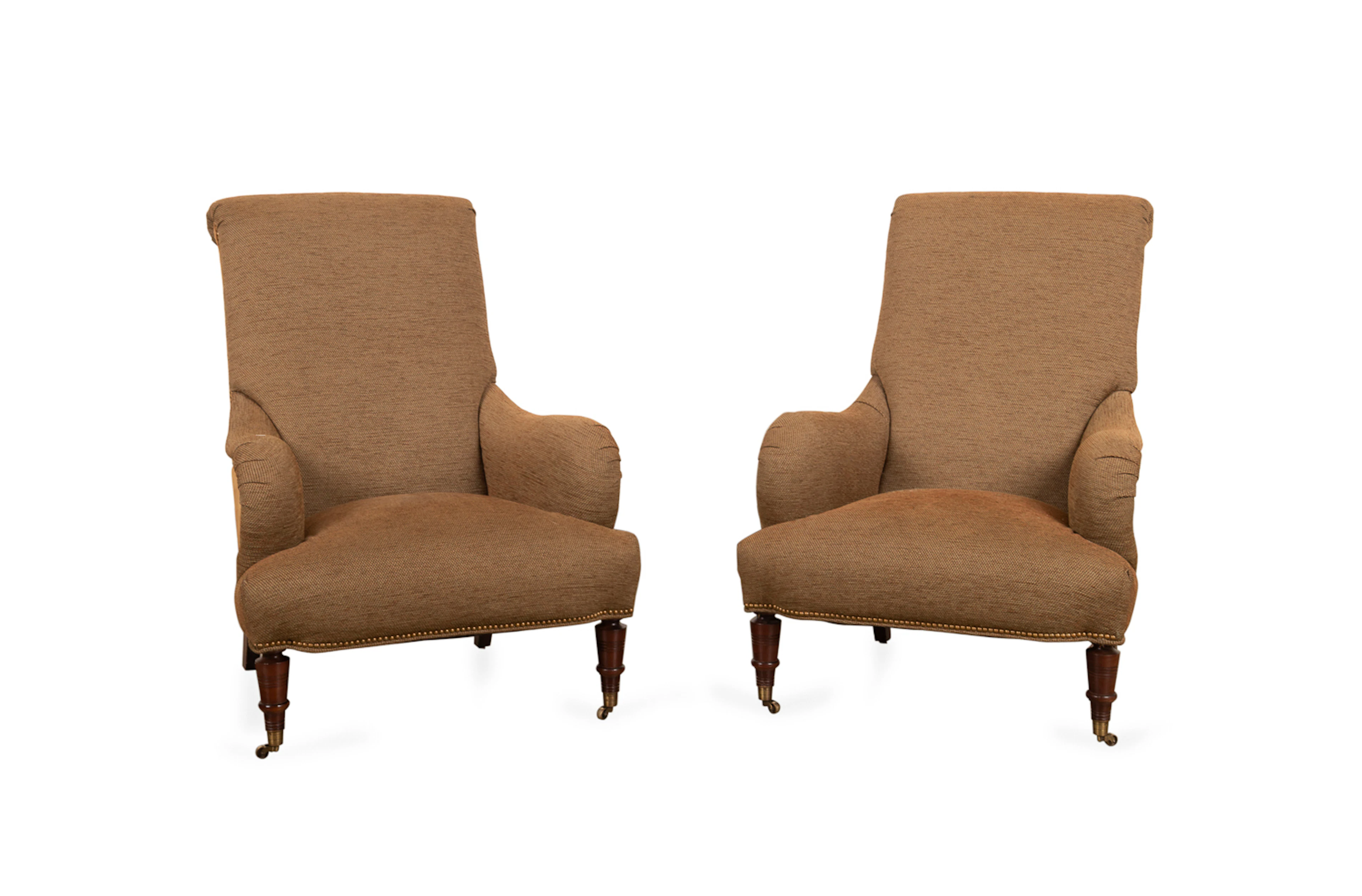 Pair of Edwardian Style Library Chairs