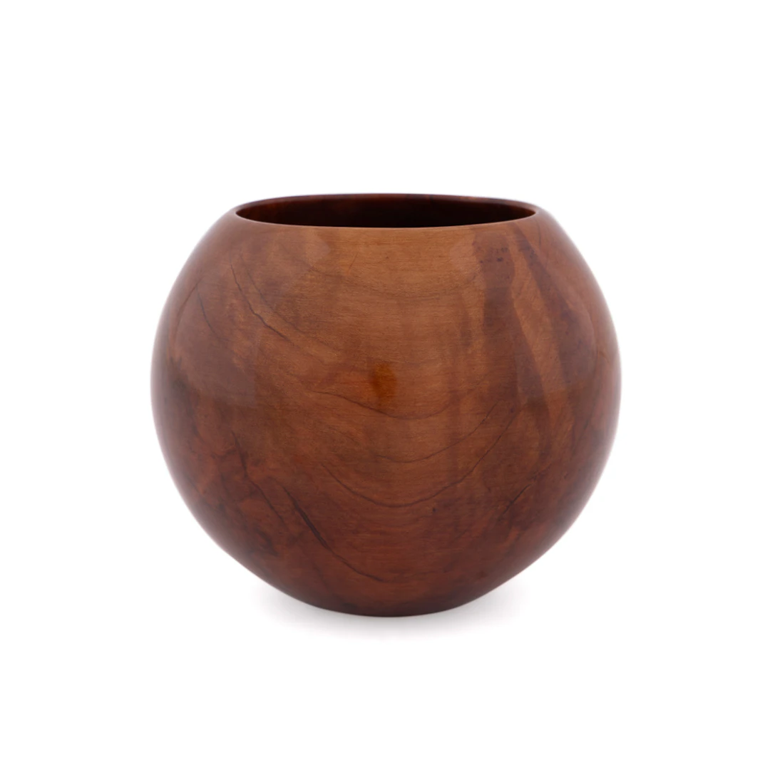 Philip Moulthrop, Turned Burled Wild Cherry Bowl