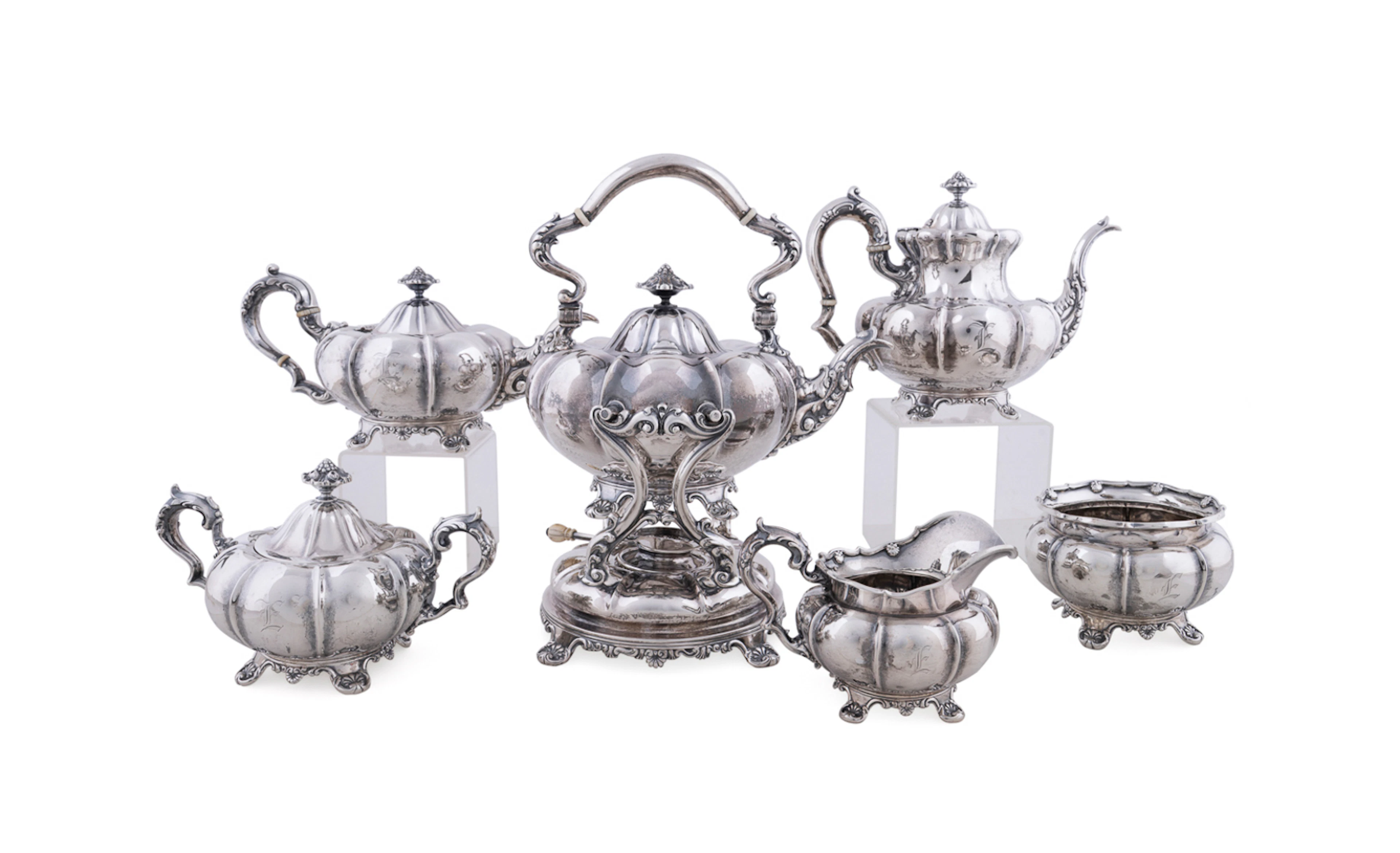 Gorham, Six Piece Sterling Tea & Coffee Service