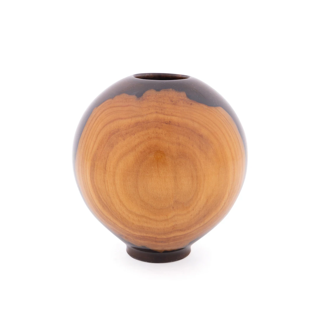 Philip Moulthrop, Sm Turned Tuliptree Footed Vase