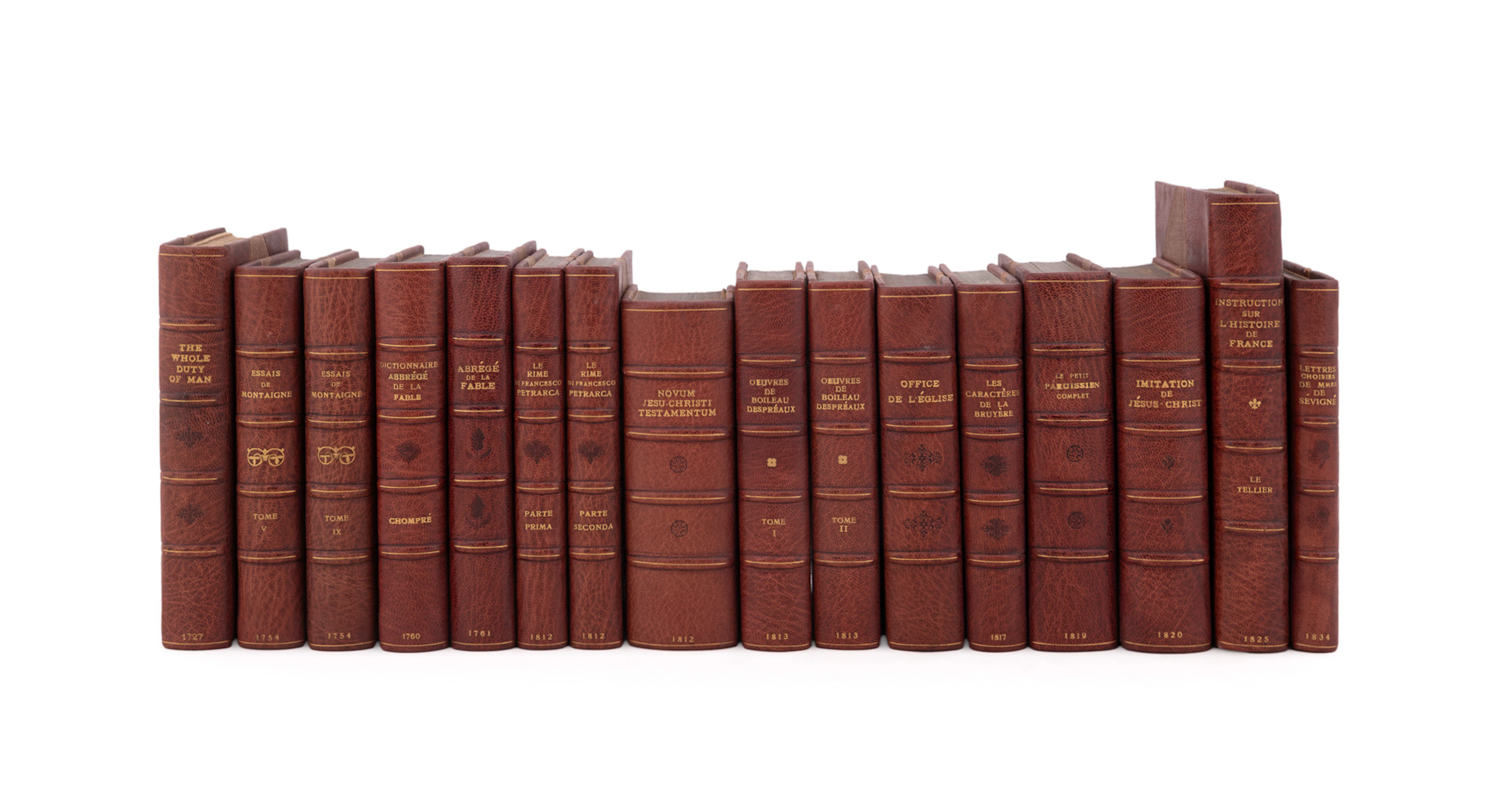 16 Books, 18th/19th C., English, French, & Latin