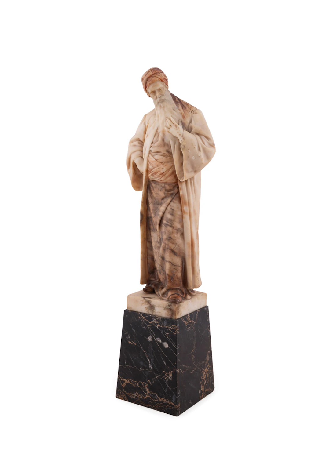 Adolf Jahn, "Nathan the Wise", Alabaster, C. 1900