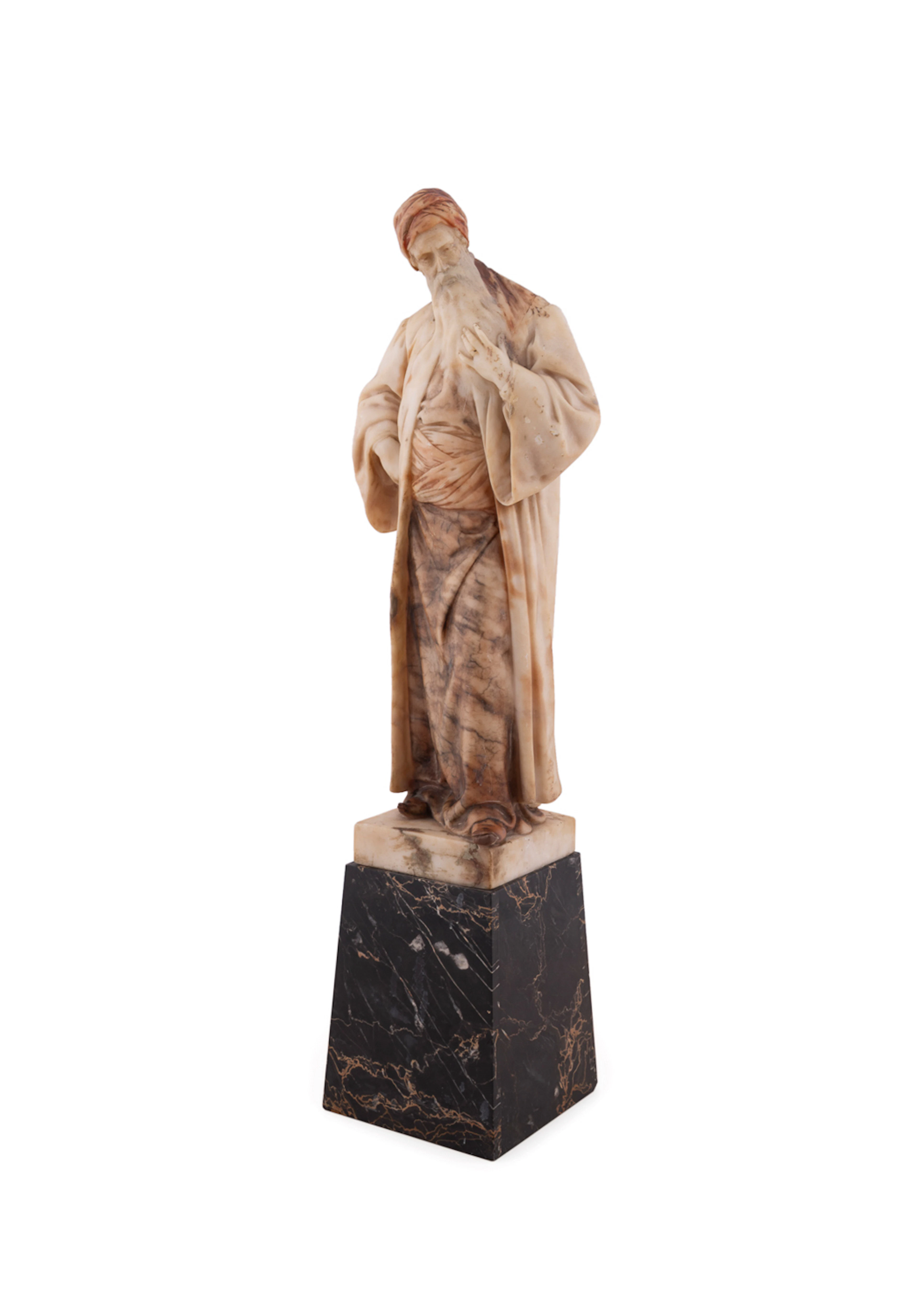 Adolf Jahn, "Nathan the Wise", Alabaster, C. 1900