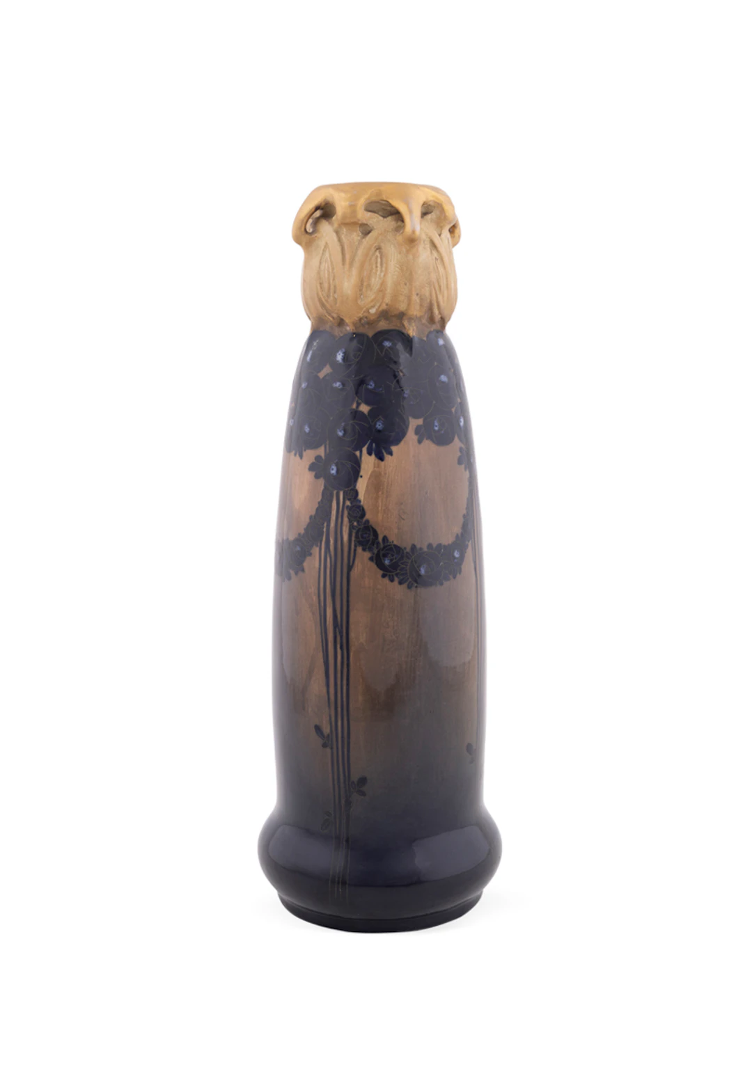 Imperial Amphora Art Nouveau Floral Vase, C. 1900