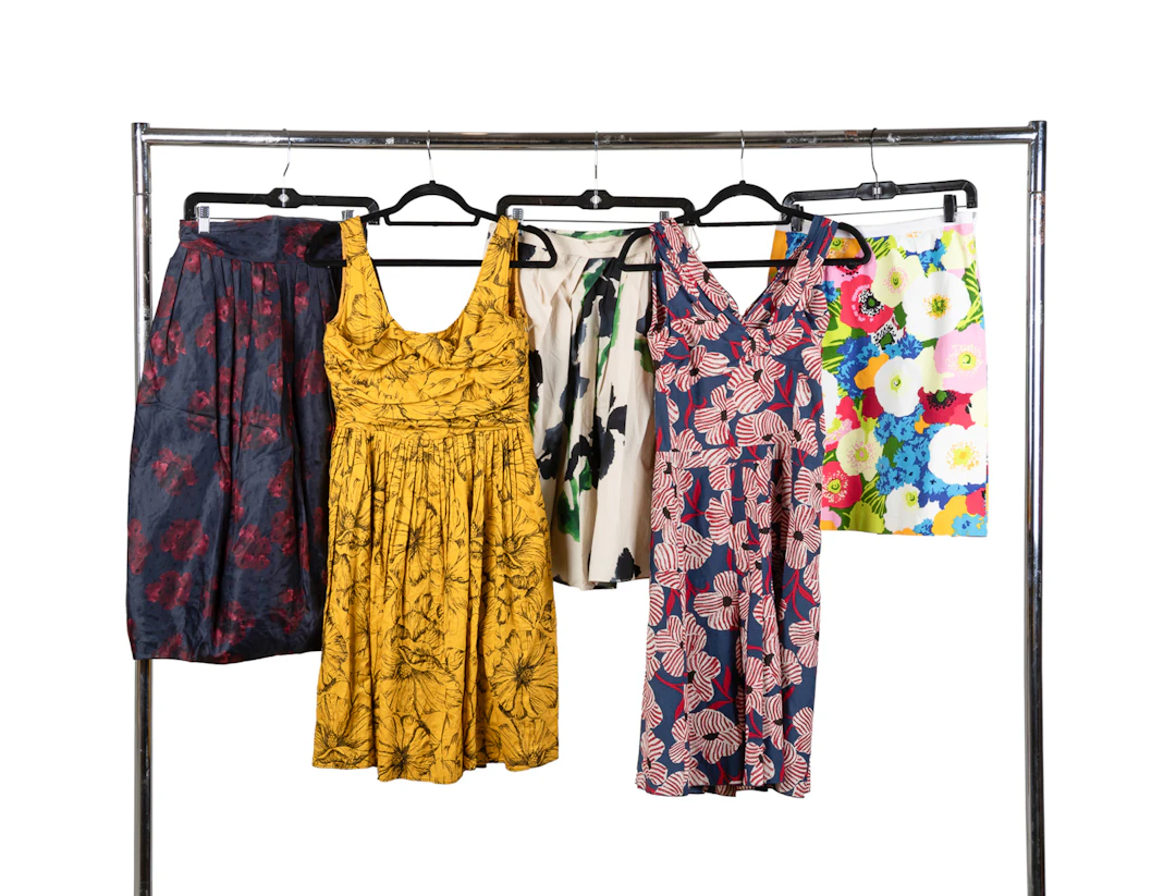 Moschino Five Piece Floral Clothing Group