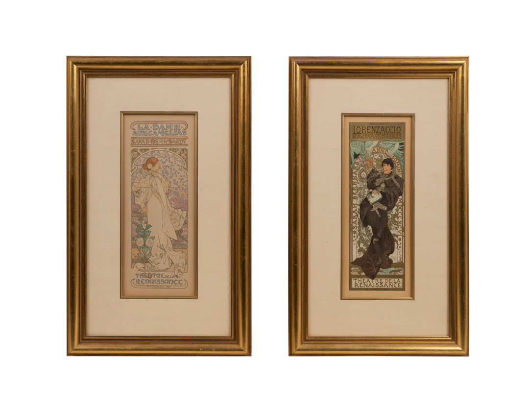 Alphonse Mucha, Two Les Maitres de l'Affiche Lith