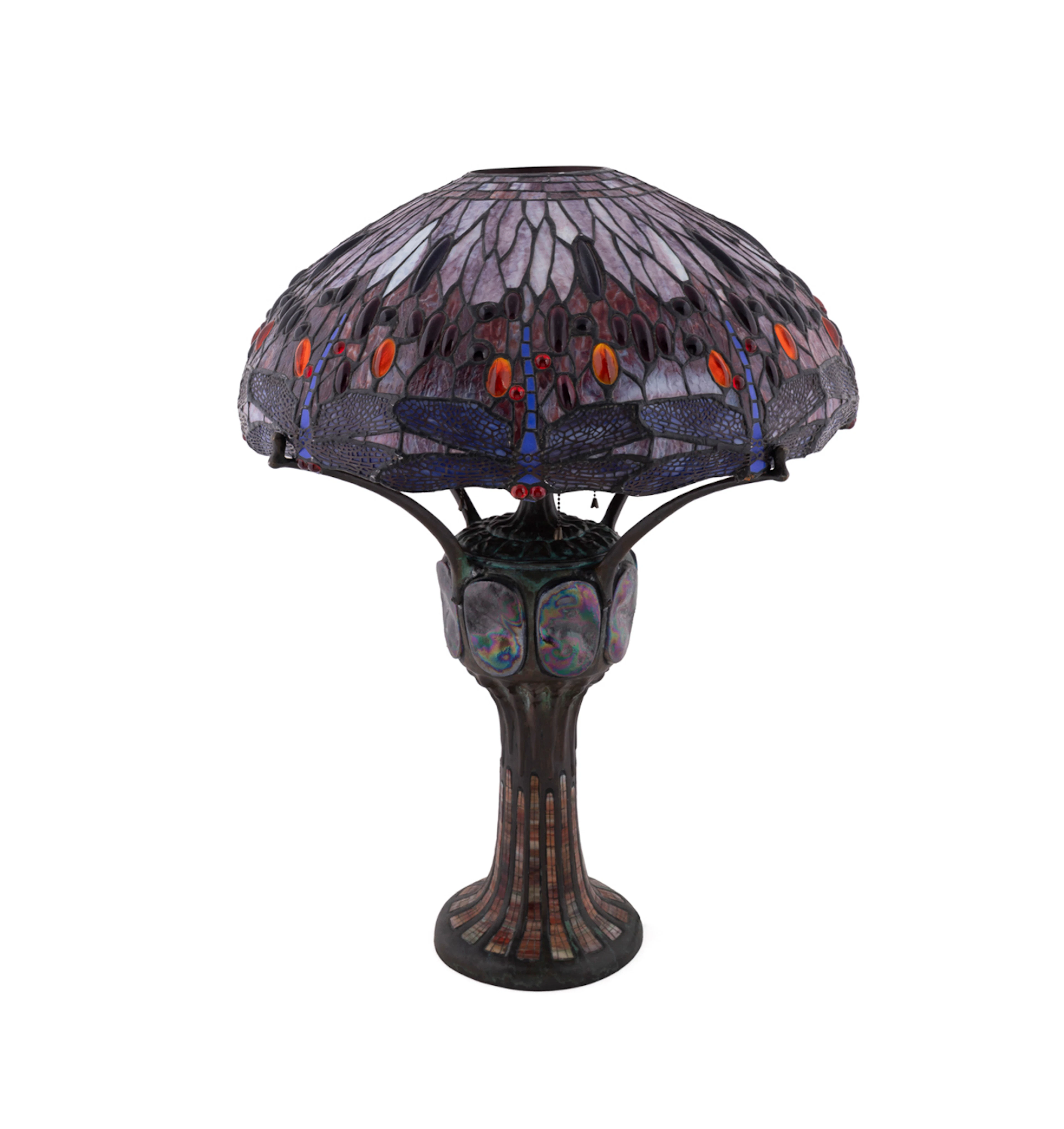 Tiffany Studios (after) Dragonfly Table Lamp