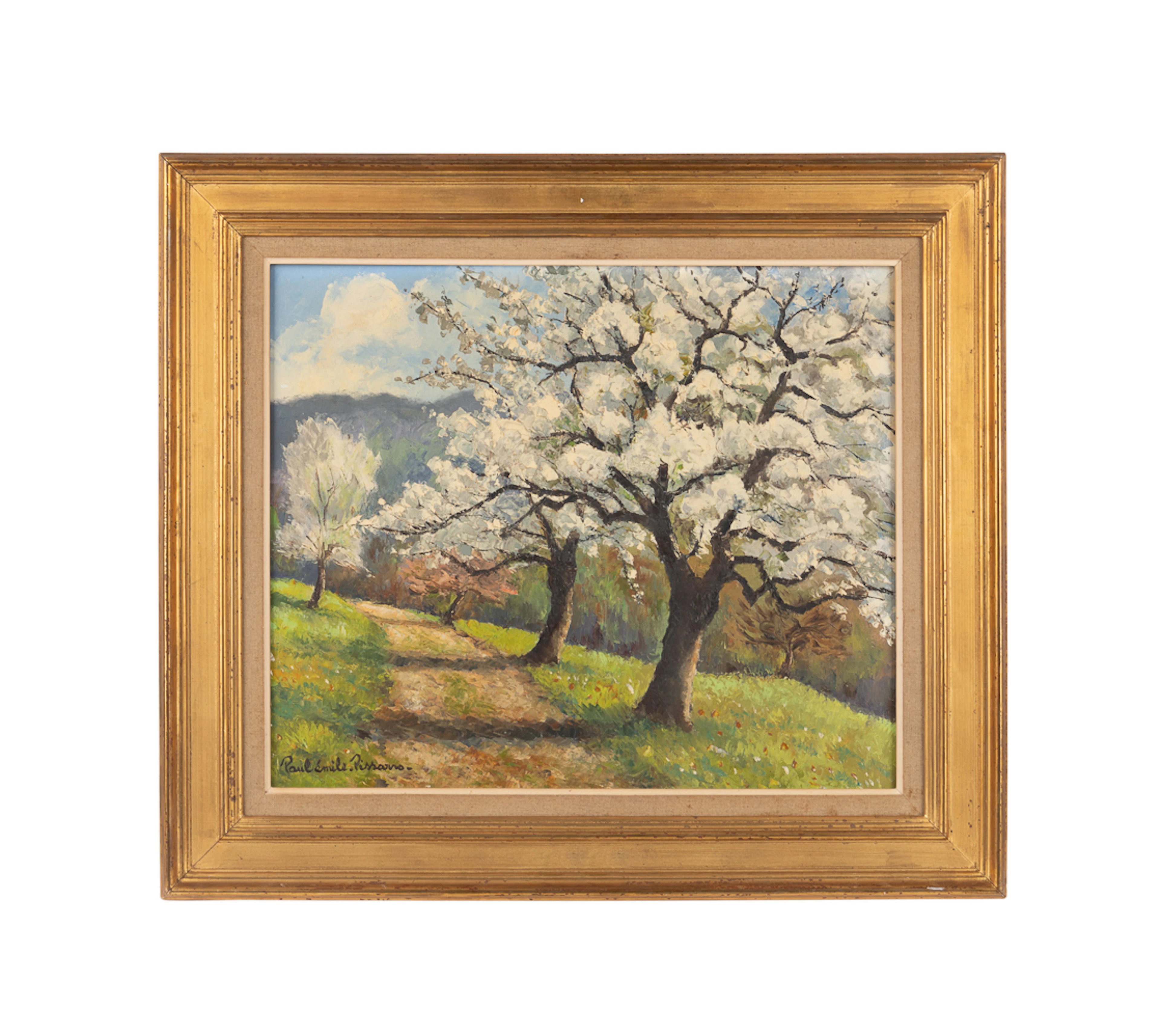 Paul Emile Pissarro, "Pommier...", 20th C., O/C