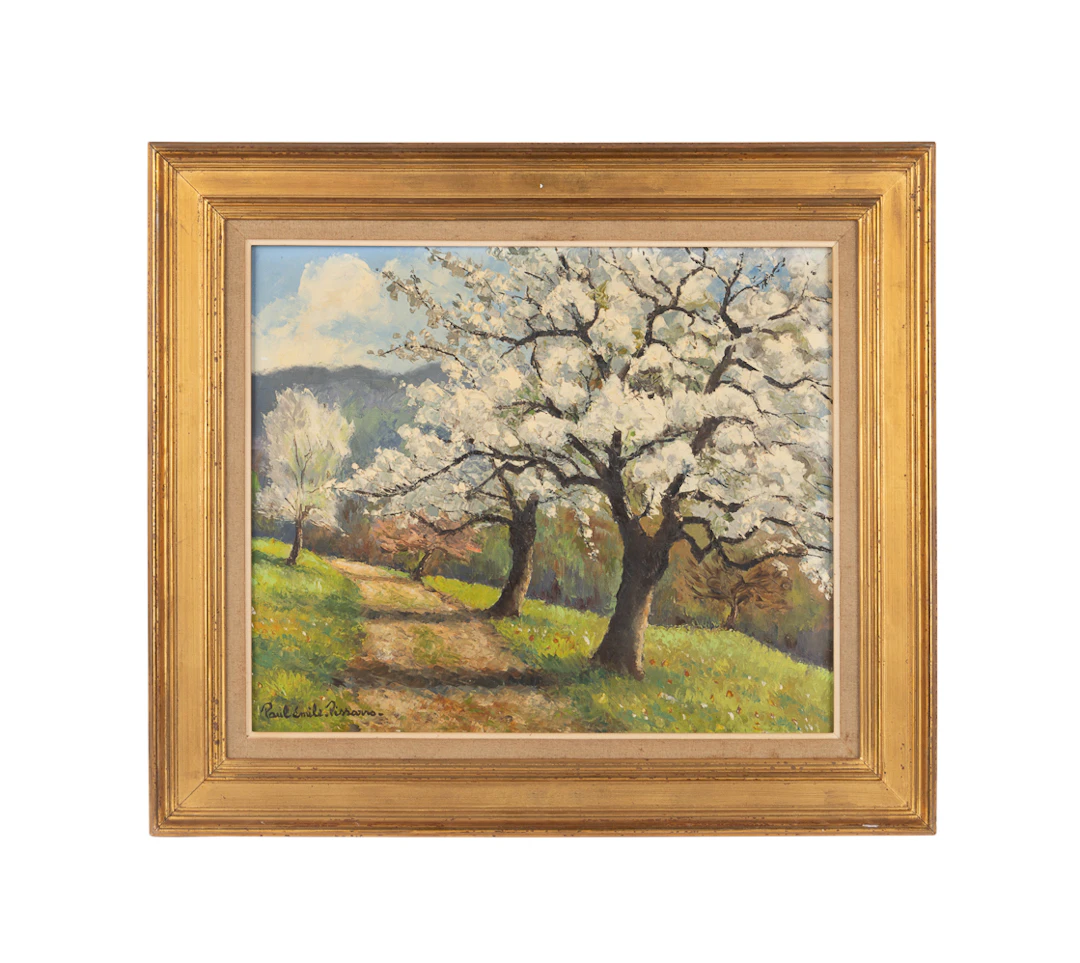 Paul Emile Pissarro, "Pommier...", 20th C., O/C