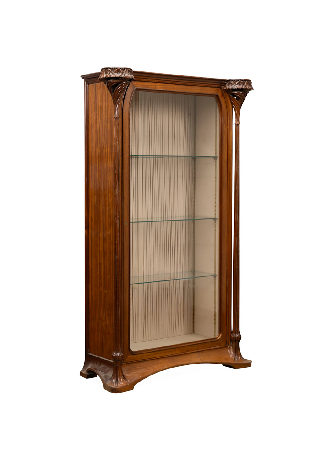 Louis Majorelle, "Jonquille" Walnut Vitrine, C. 1900