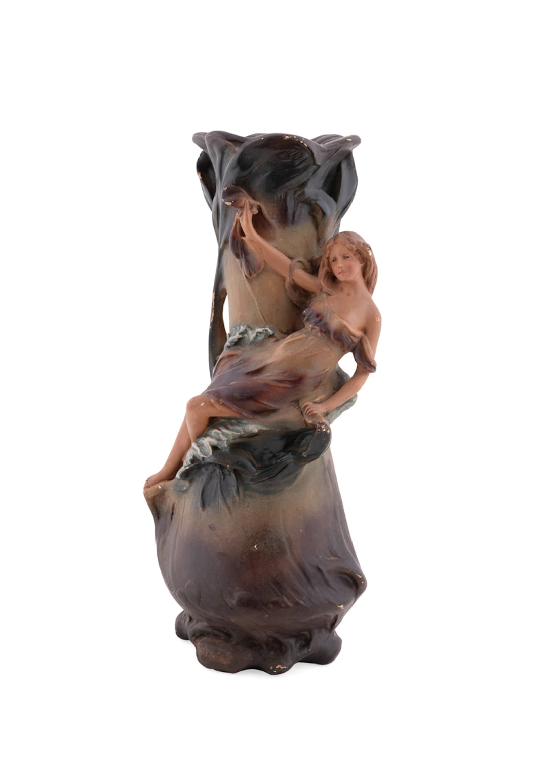 Art Nouveau Style Figural Vase, After de Ranieri