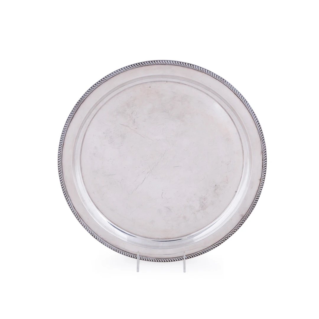 Prill Silver Co., Large Gadrooned Sterling Platter