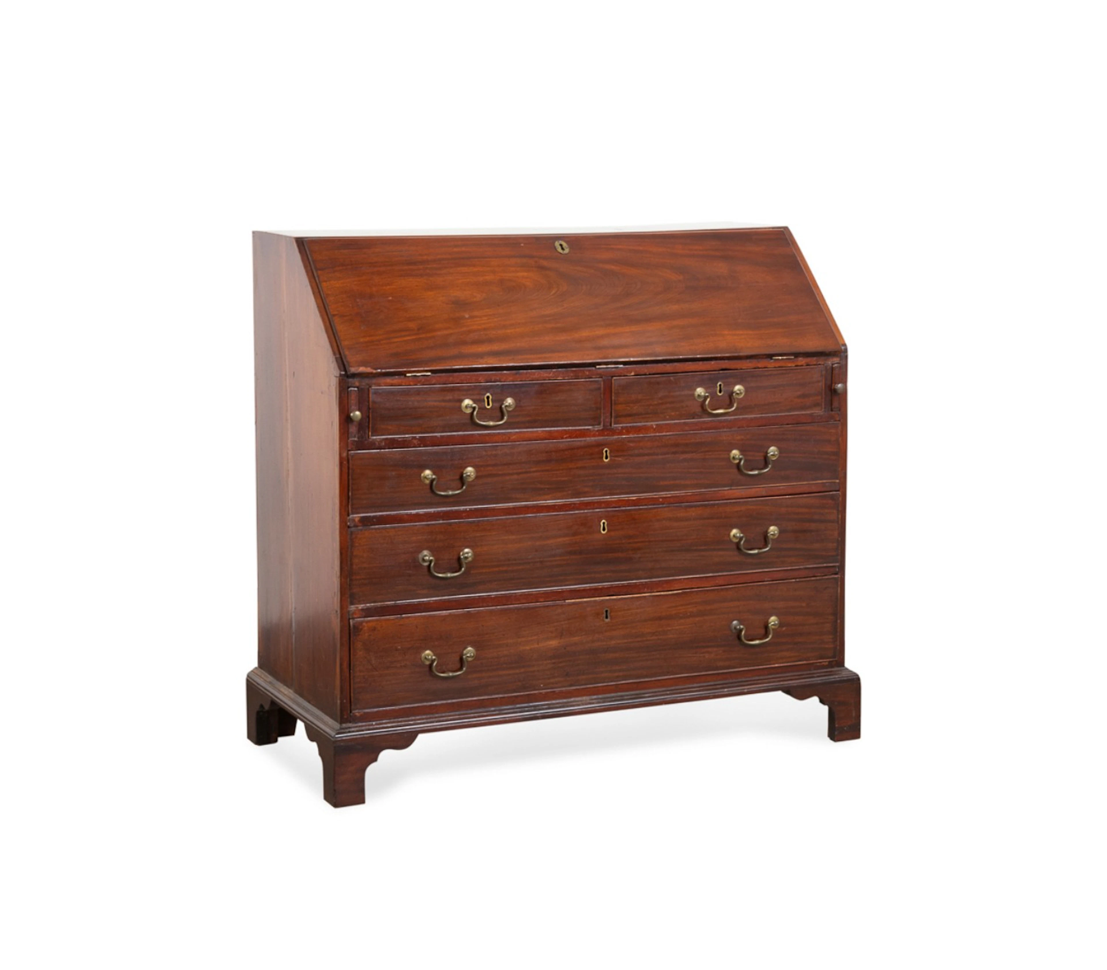 18th/19th C. Georgian Mahogany Bureau Desk