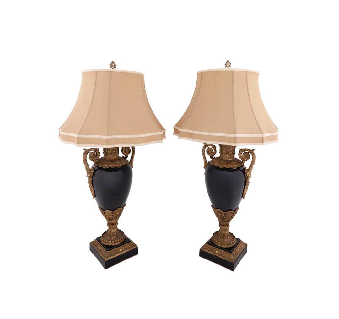 John-Richard, Pair of Empire Style Table Lamps