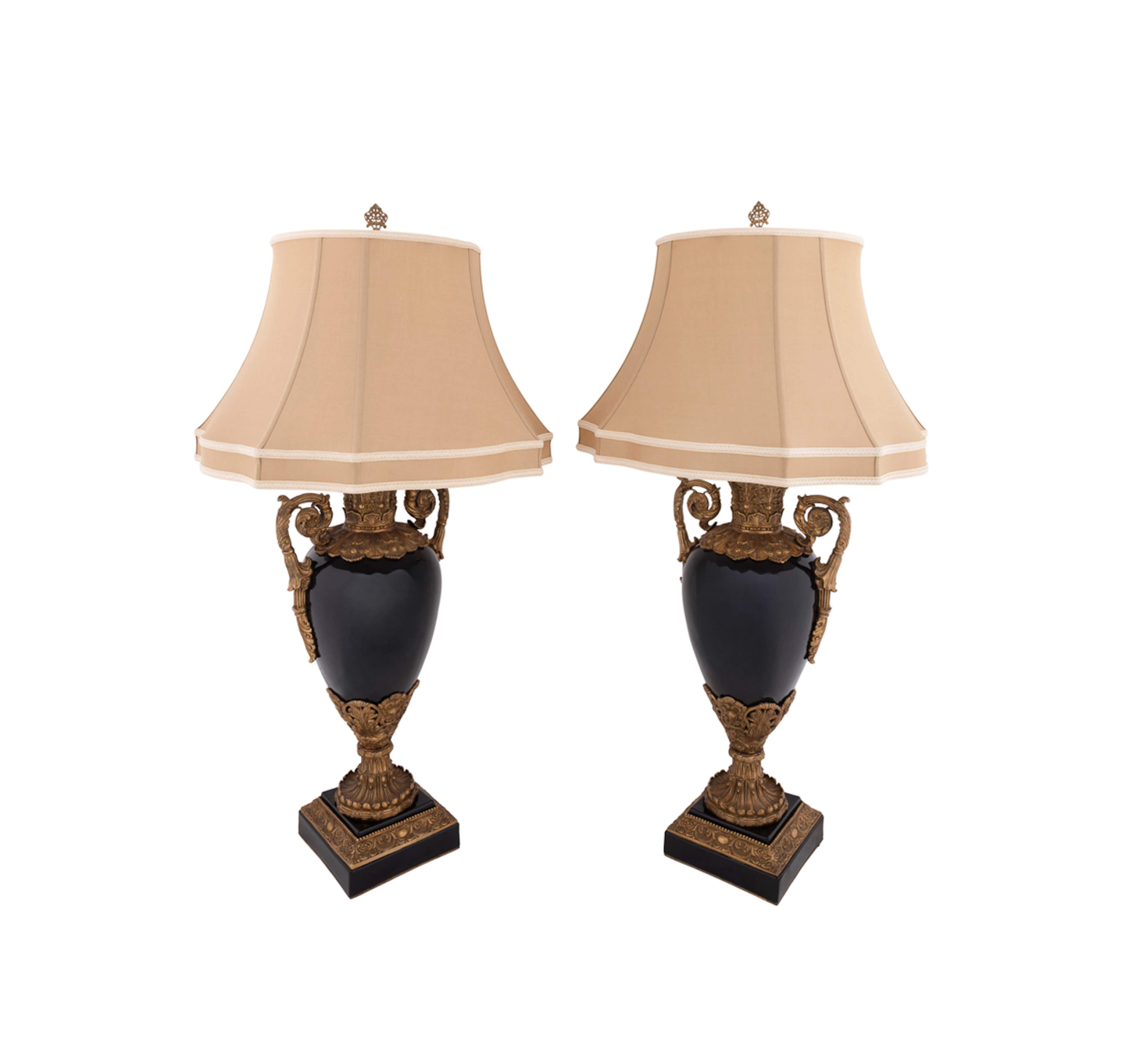 John-Richard, Pair of Empire Style Table Lamps