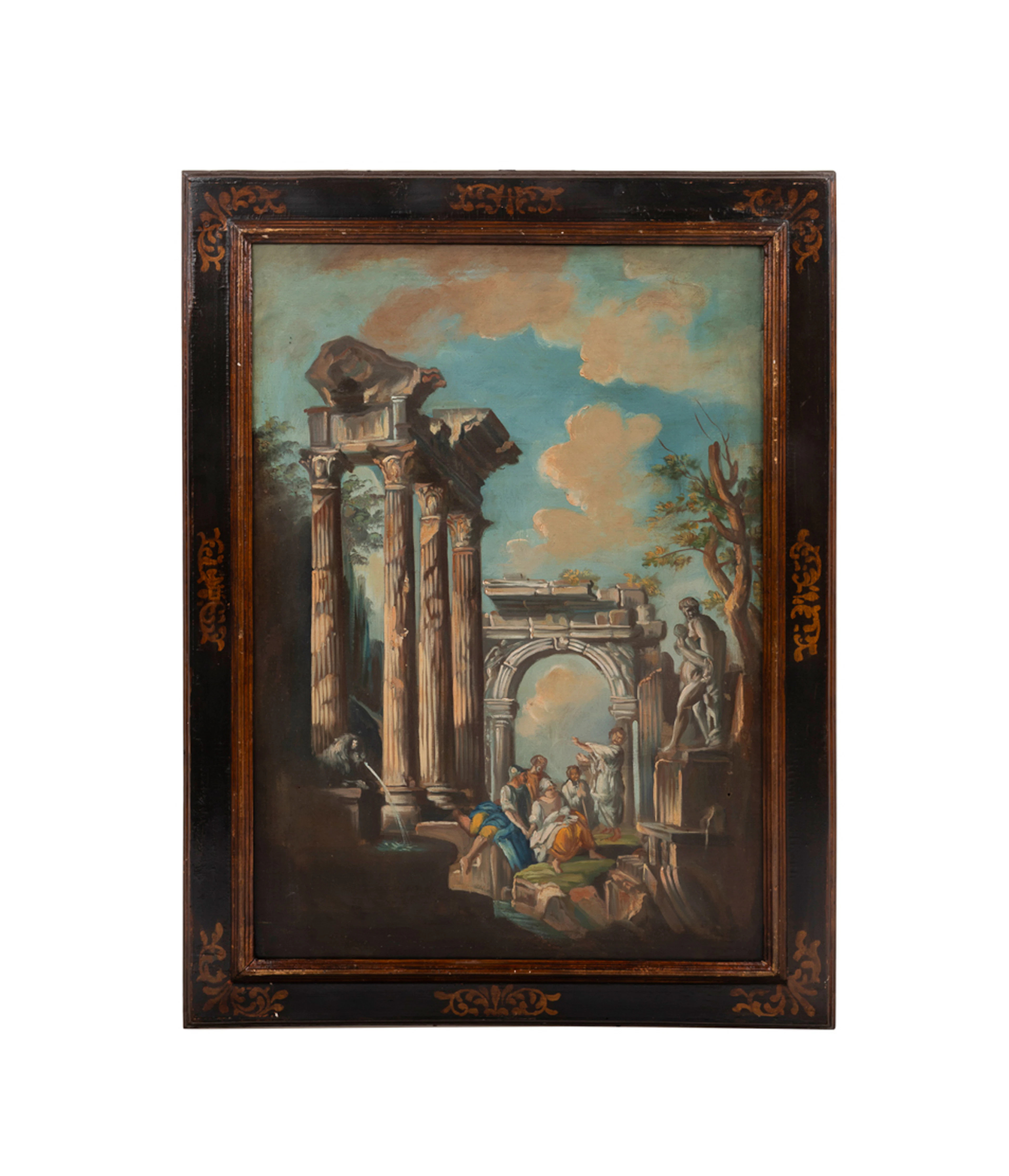 Italian School, Capriccio, 19th C., O/C