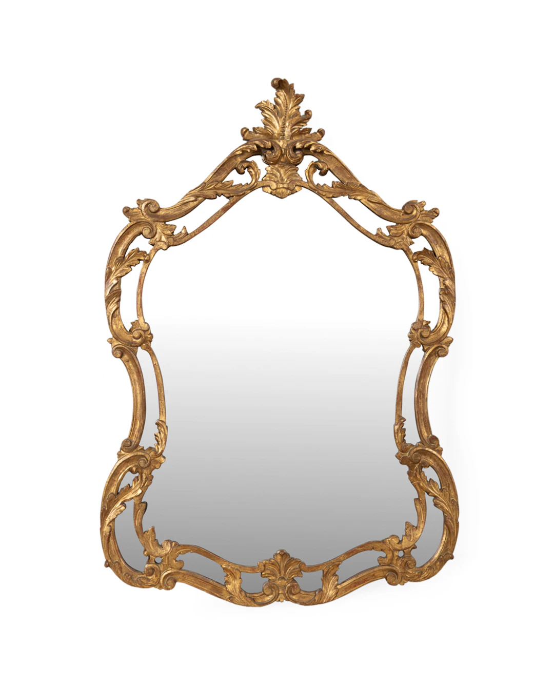 Italian Rococo Style Giltwood Wall Mirror