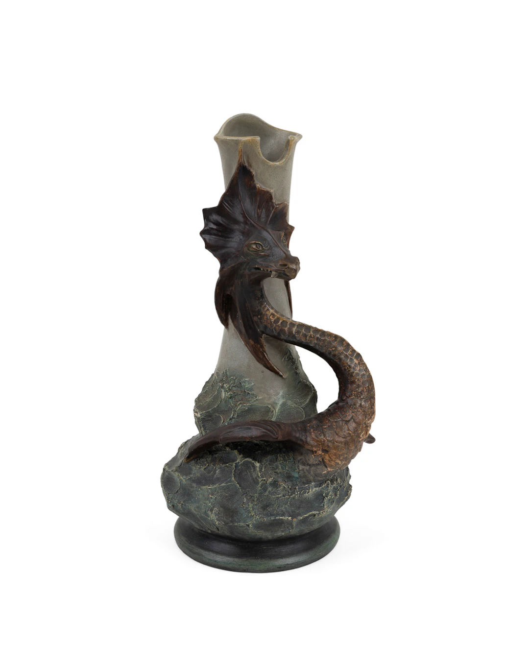 A. Otto for Johann Maresch Dragon" Vase, C. 1904