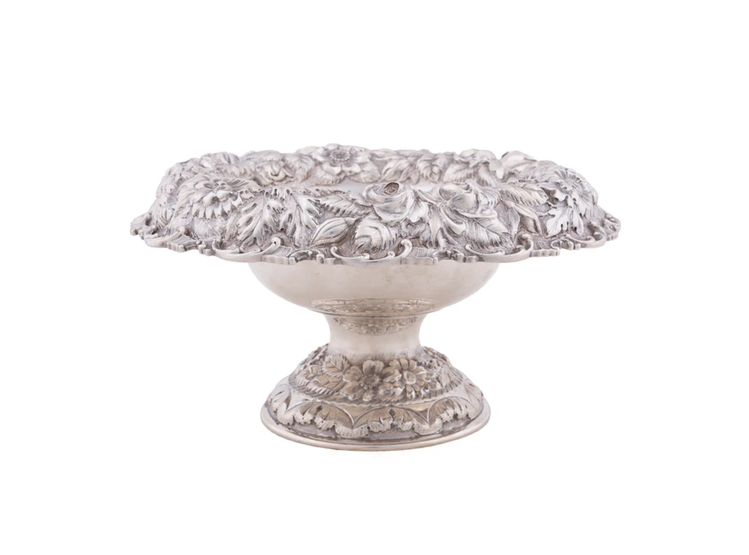 Stieff Co. Repousse Sterling Centerpiece, 1925