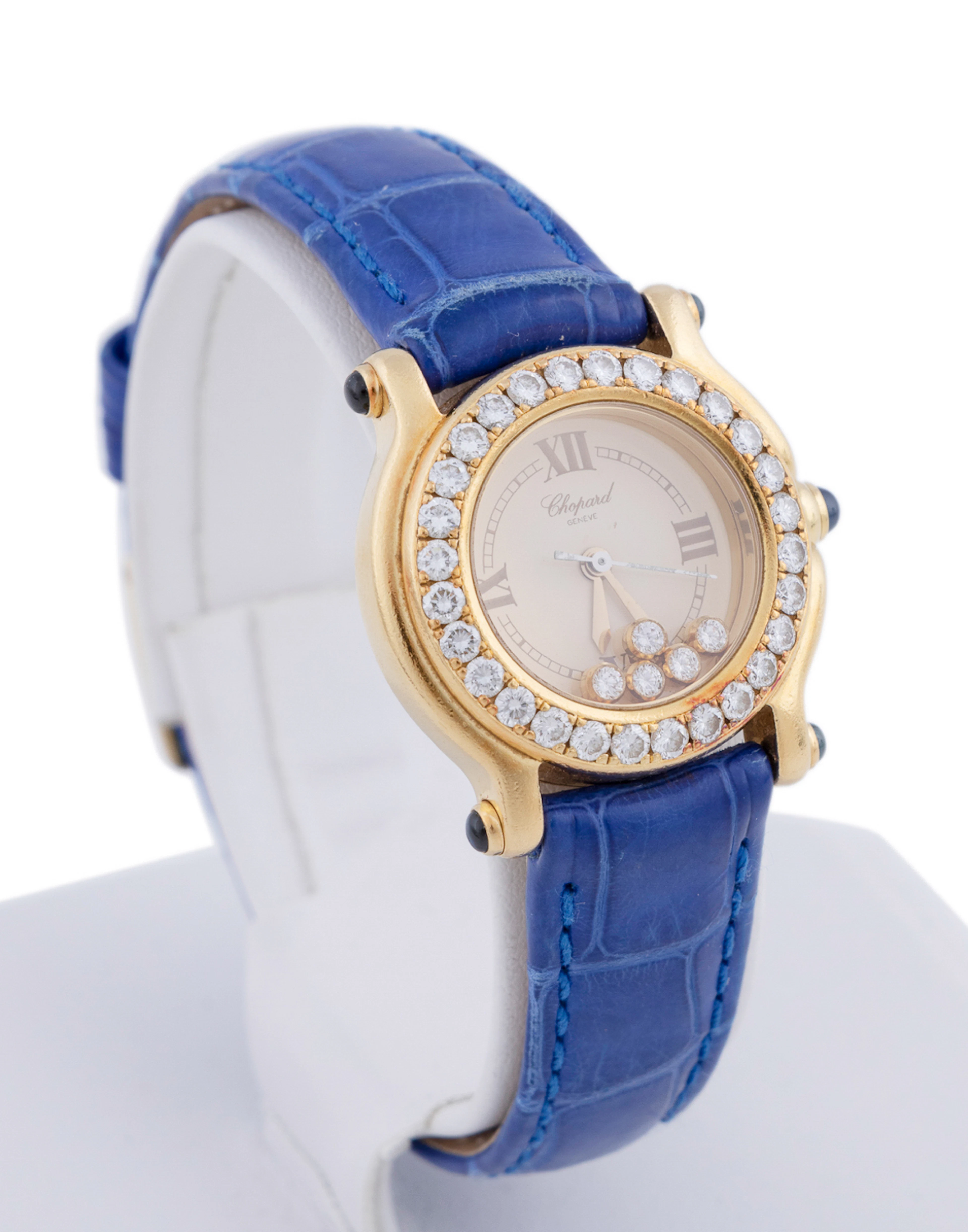 Chopard "Happy Diamond" 18K YG Sport Wristwatch