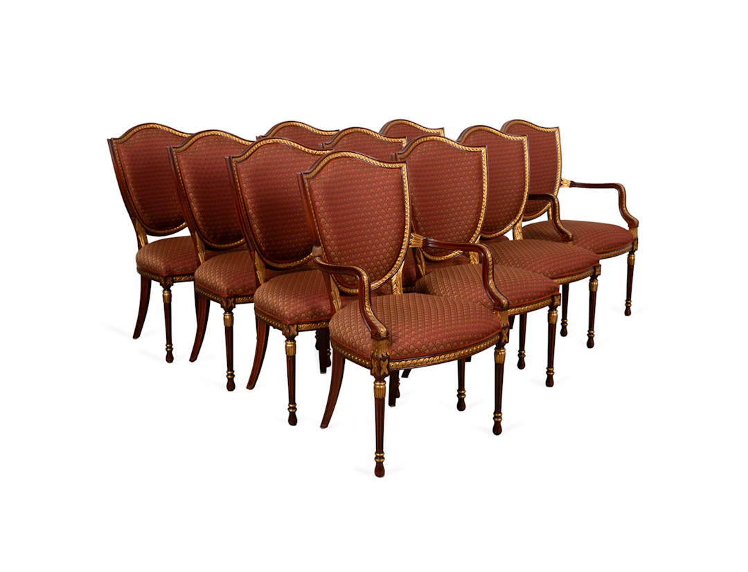 David Michael (manner), Set of Ten Dining Chairs