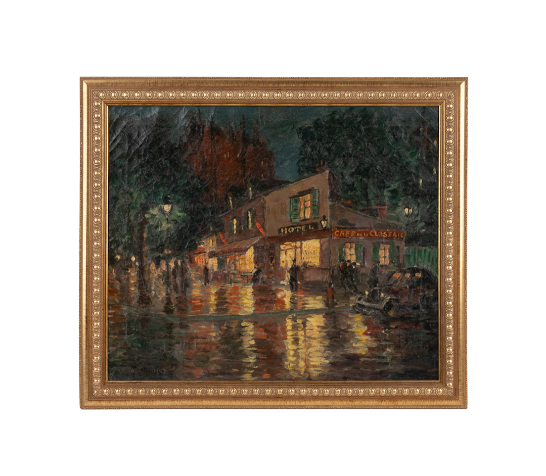 Merio Ameglio (Manner), Street Scene, 20th C.