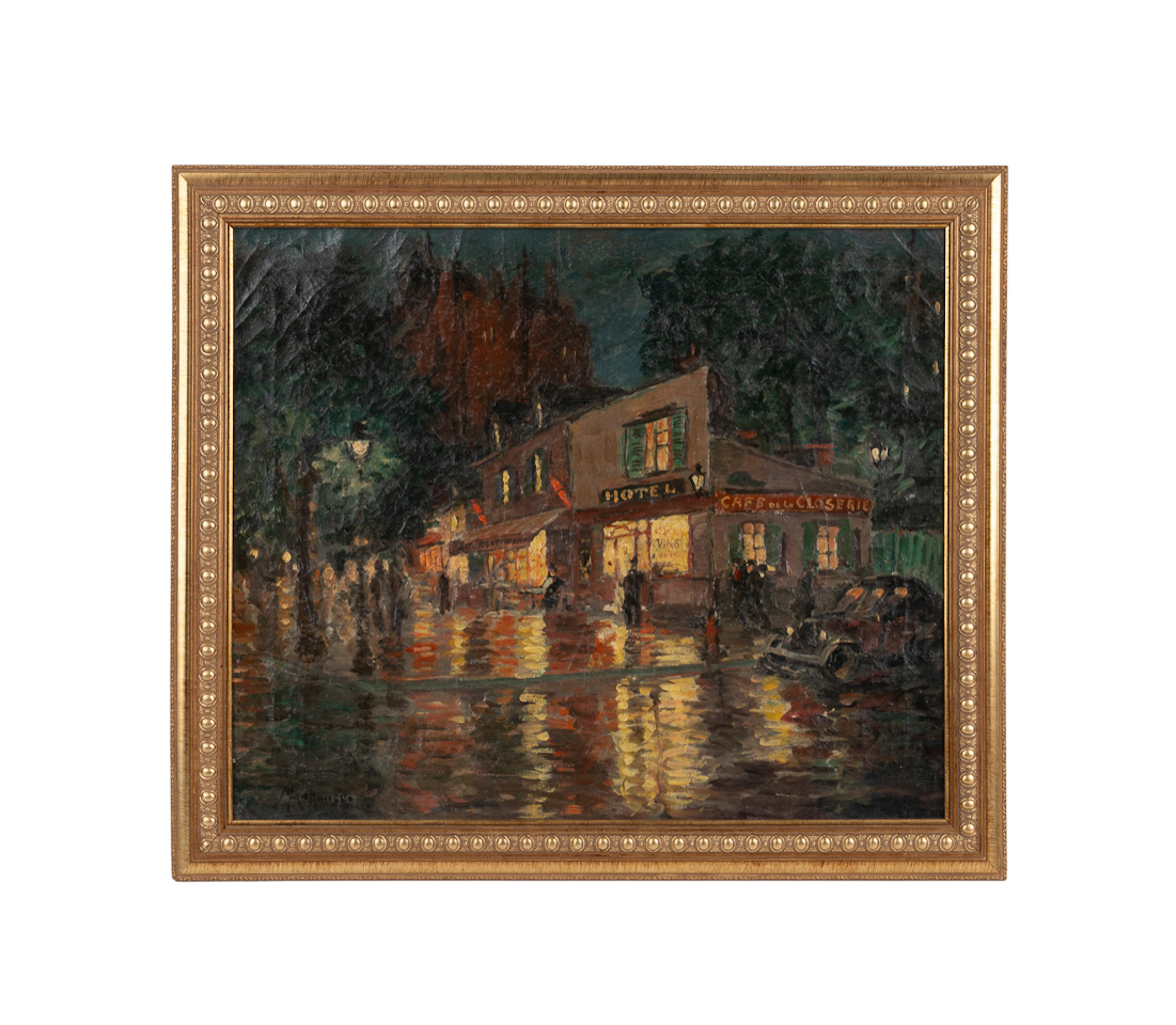 Merio Ameglio (Manner), Street Scene, 20th C.