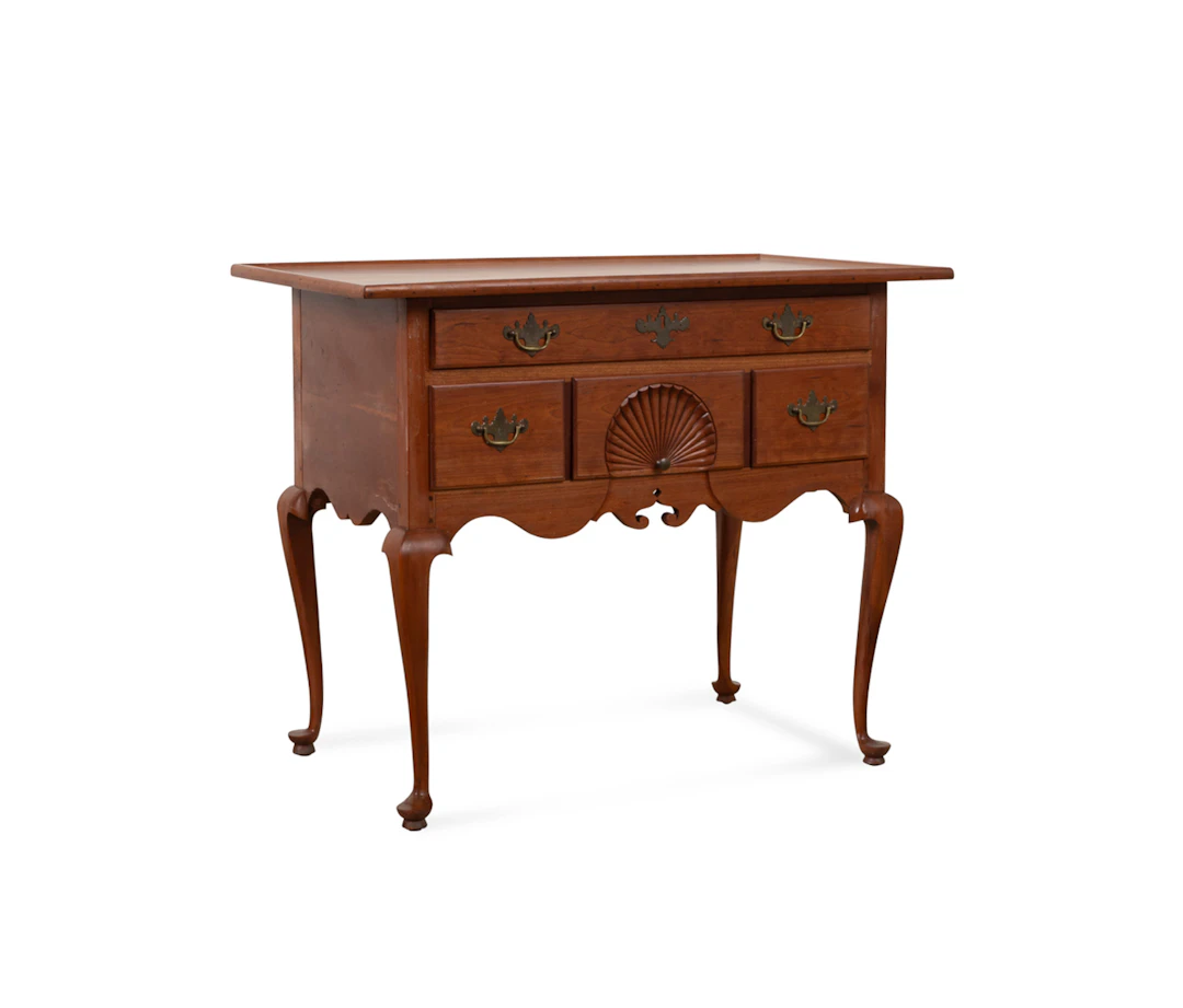 Queen Anne Style Cherry Lowboy