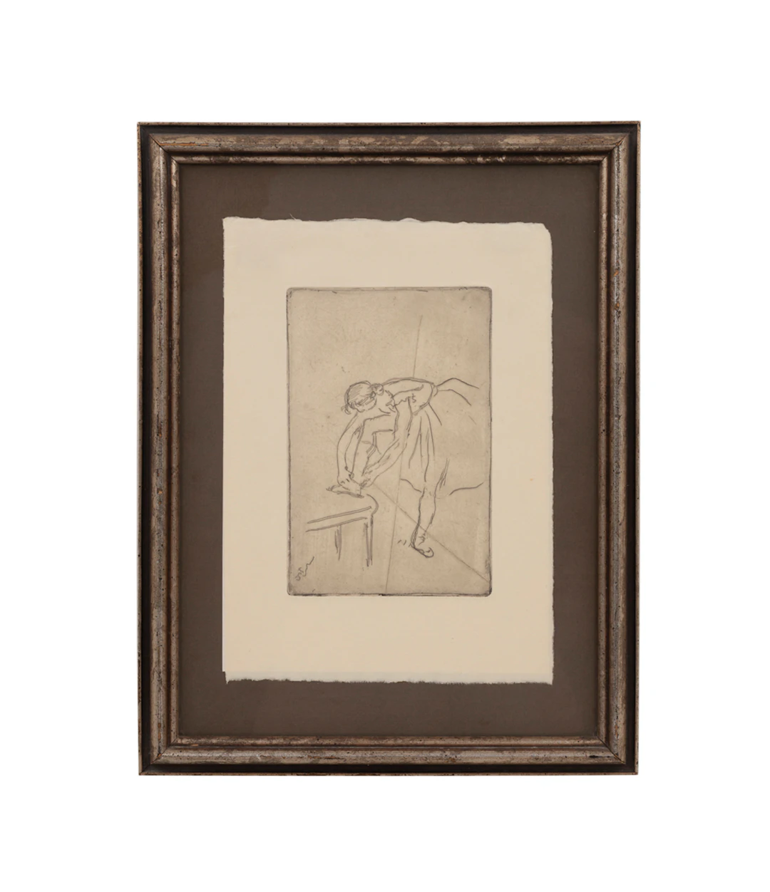 Edgar Degas (after), "Dancer", Etching