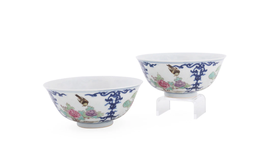 PR. 19th/20th C. Chinese Doucai Porcelain Cups