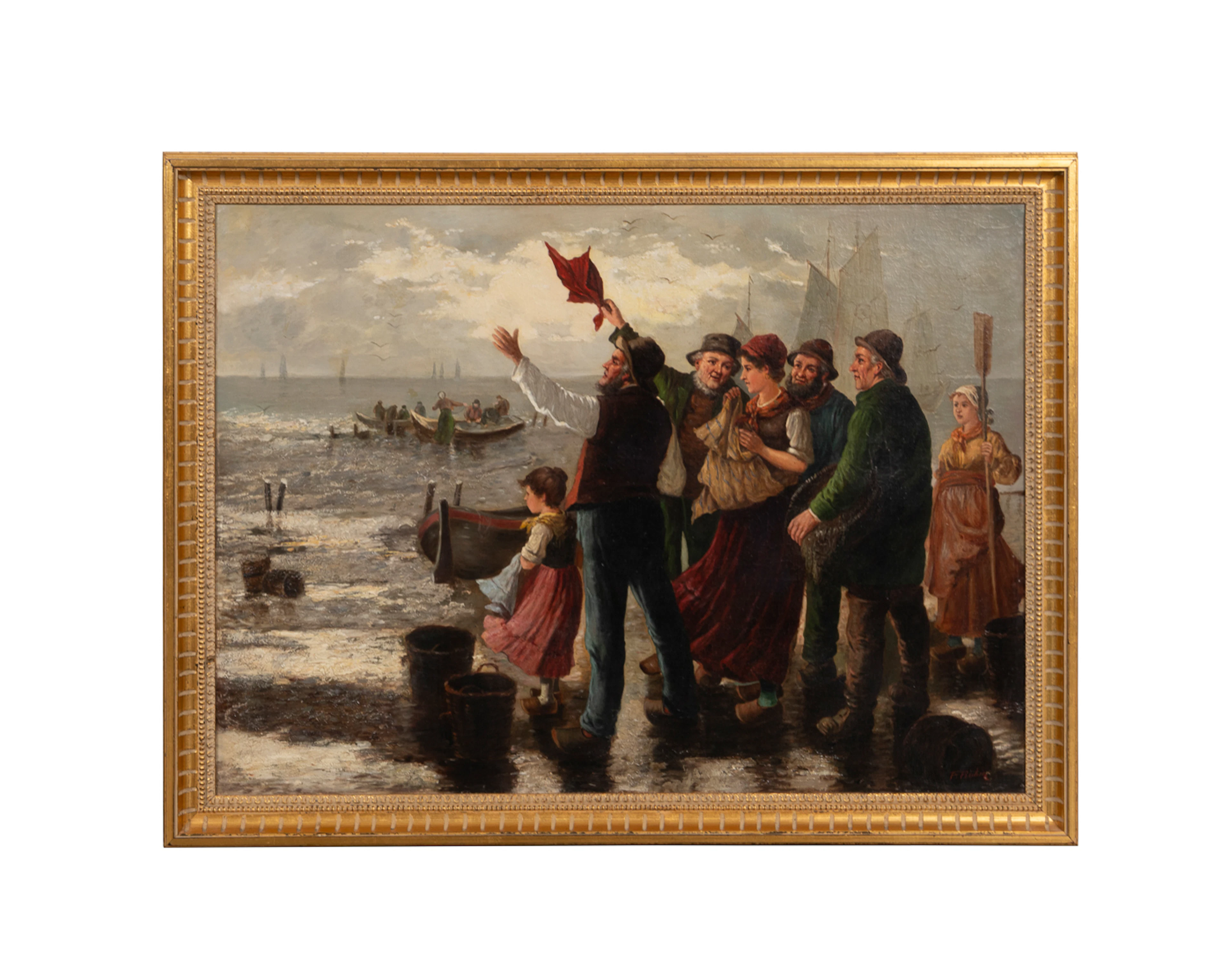Cont. School, "Waiting for the Catch", 19/20th C.