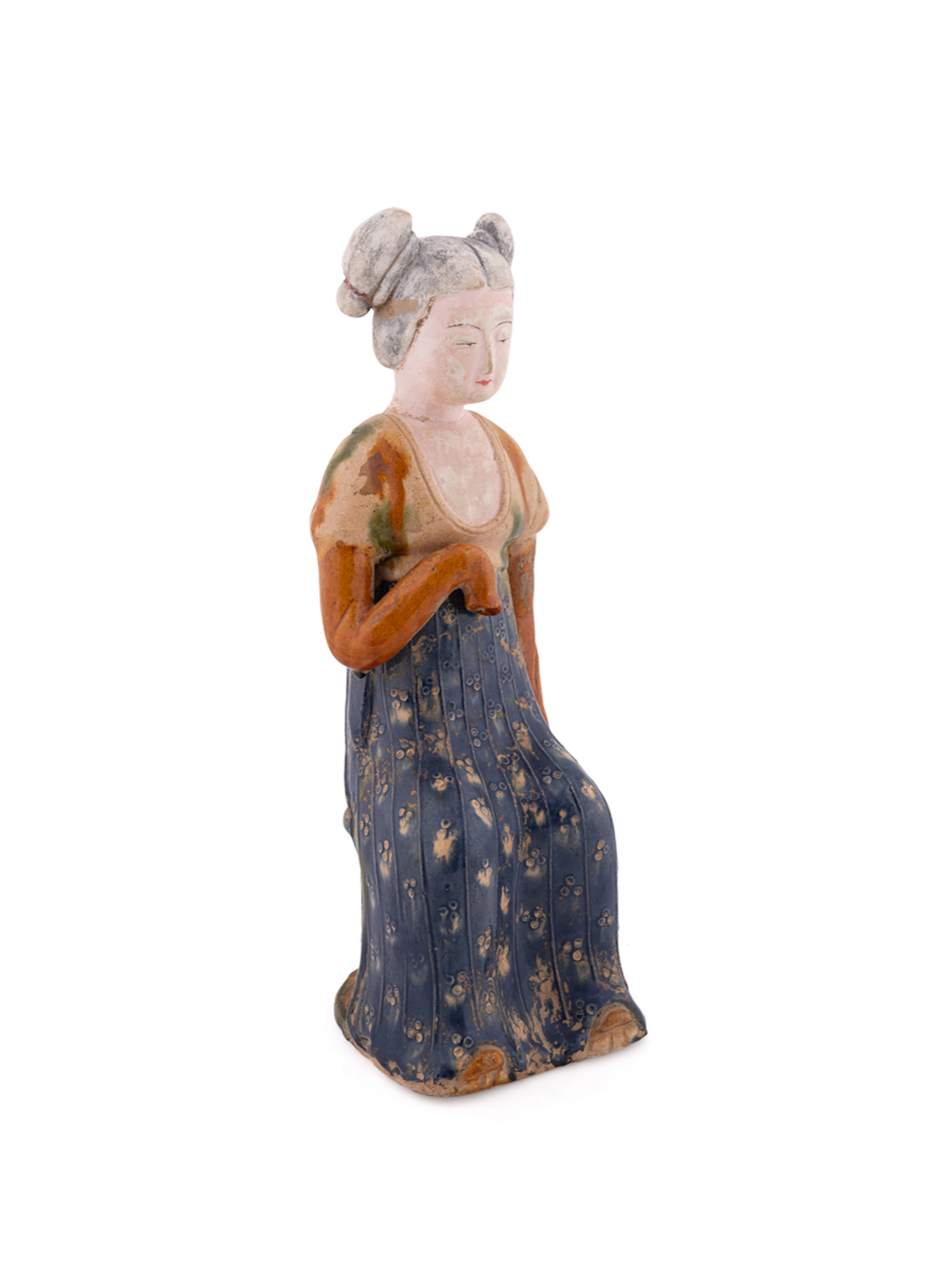 20th C. Chinese Tang Dynasty Style Lady in Robe