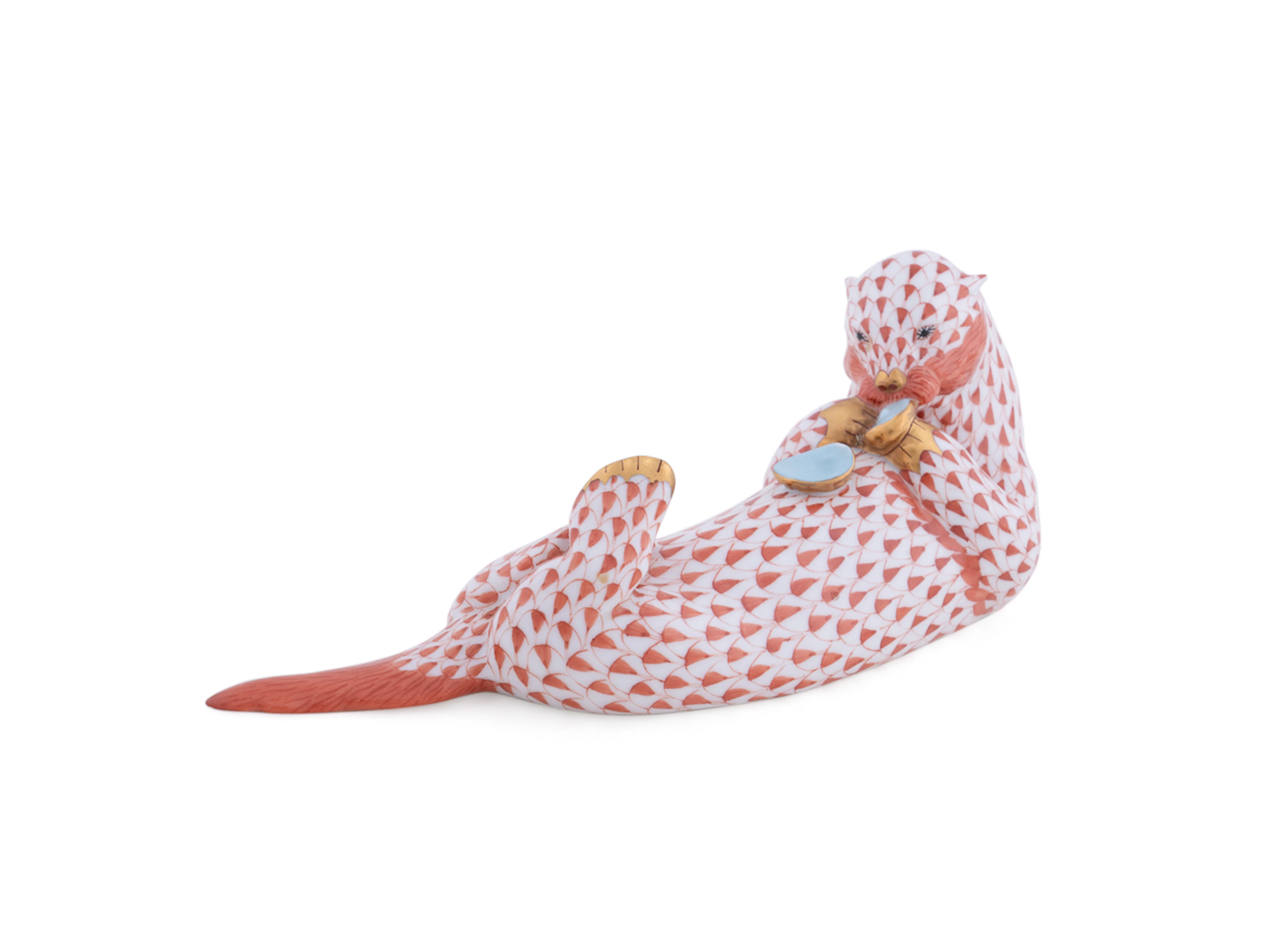 Herend "Sea Otter" Porcelain Figure, 1991