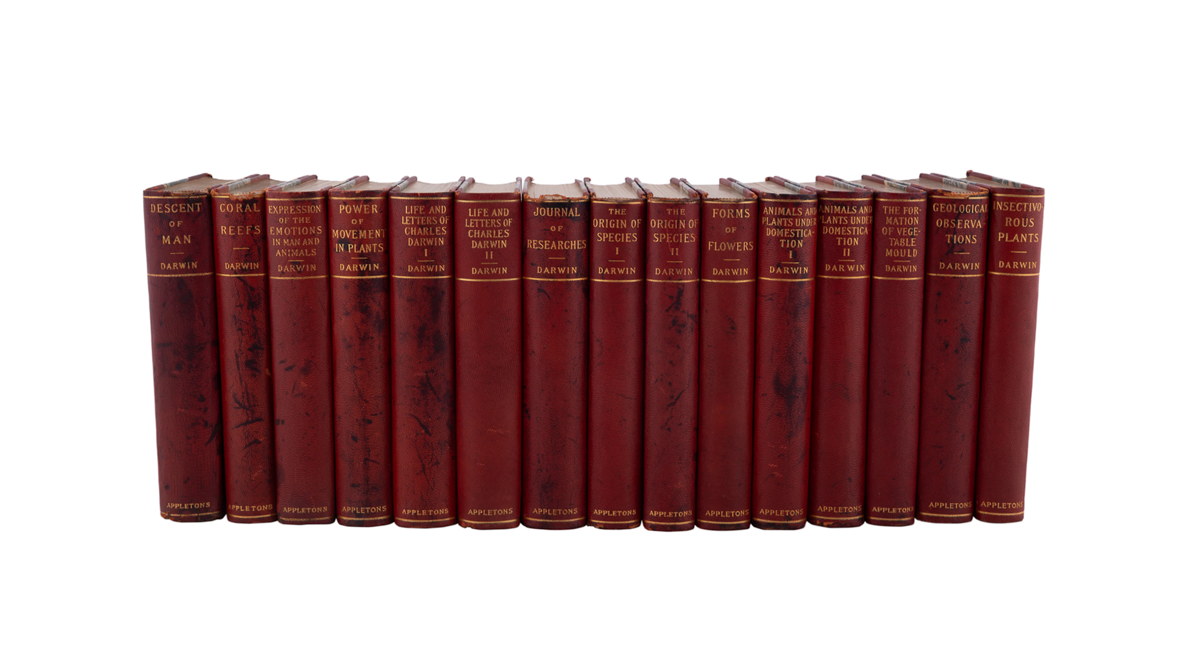 "The Works of Charles Darwin", 15 Vol., 1896-7